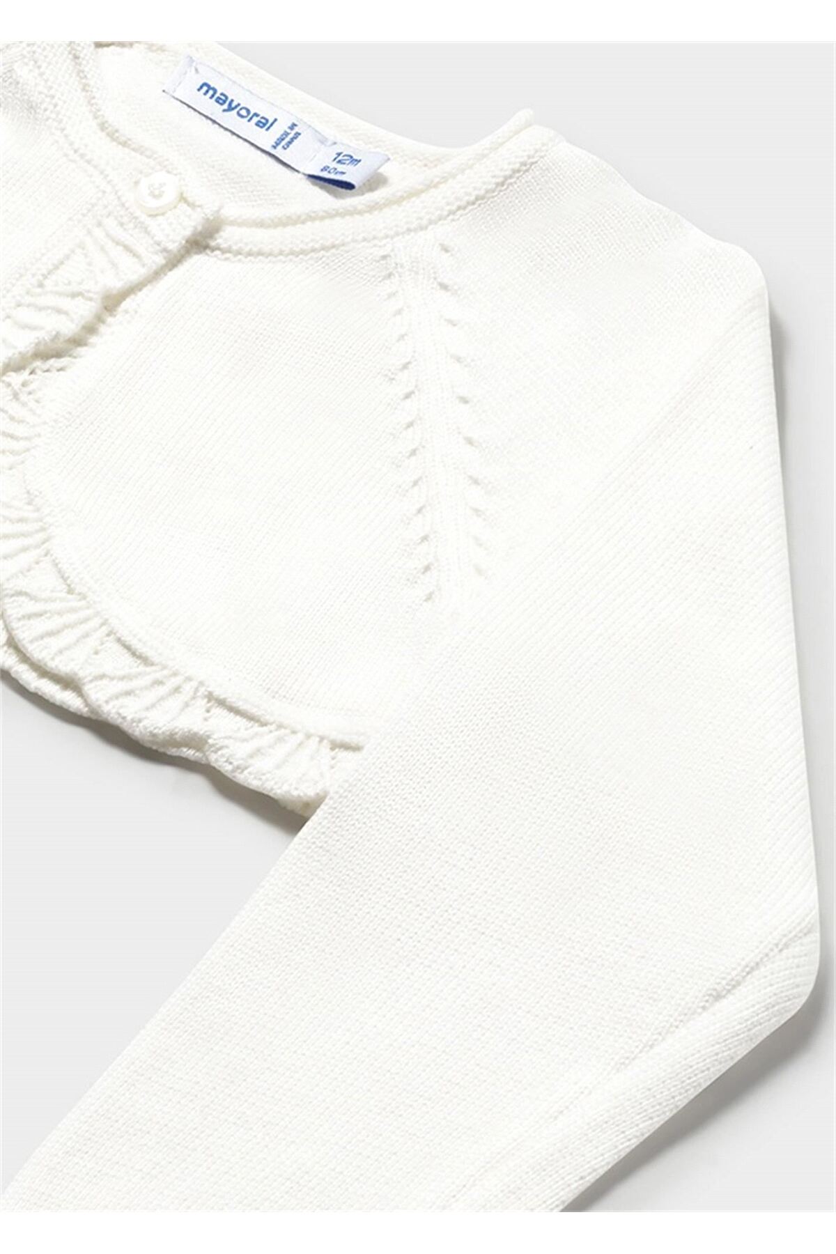 Mayoral Kız Bebek Örme Hırka Bolero Ekru 308 fotoğrafı 2 (önizleme)