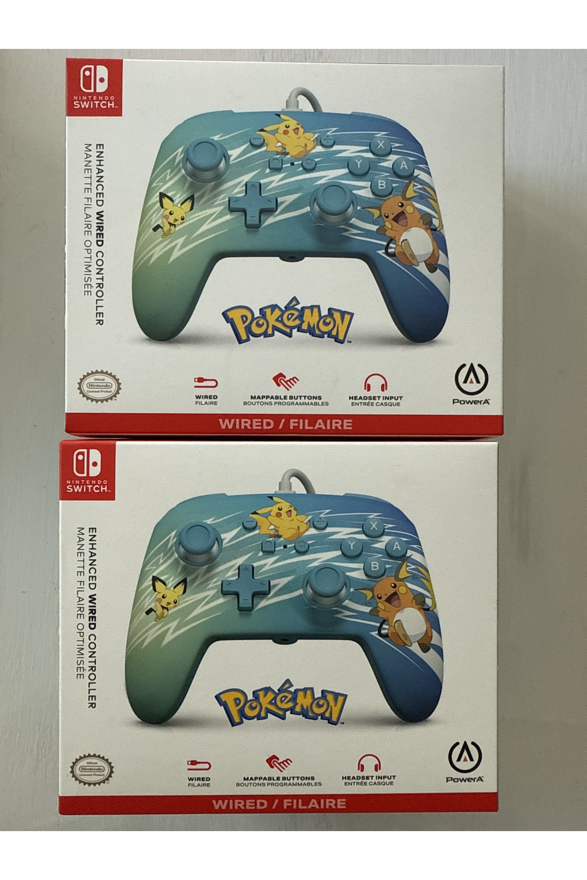 Powera Nintendo switch ve oled uyumlu pokemon desenli kablolu kol