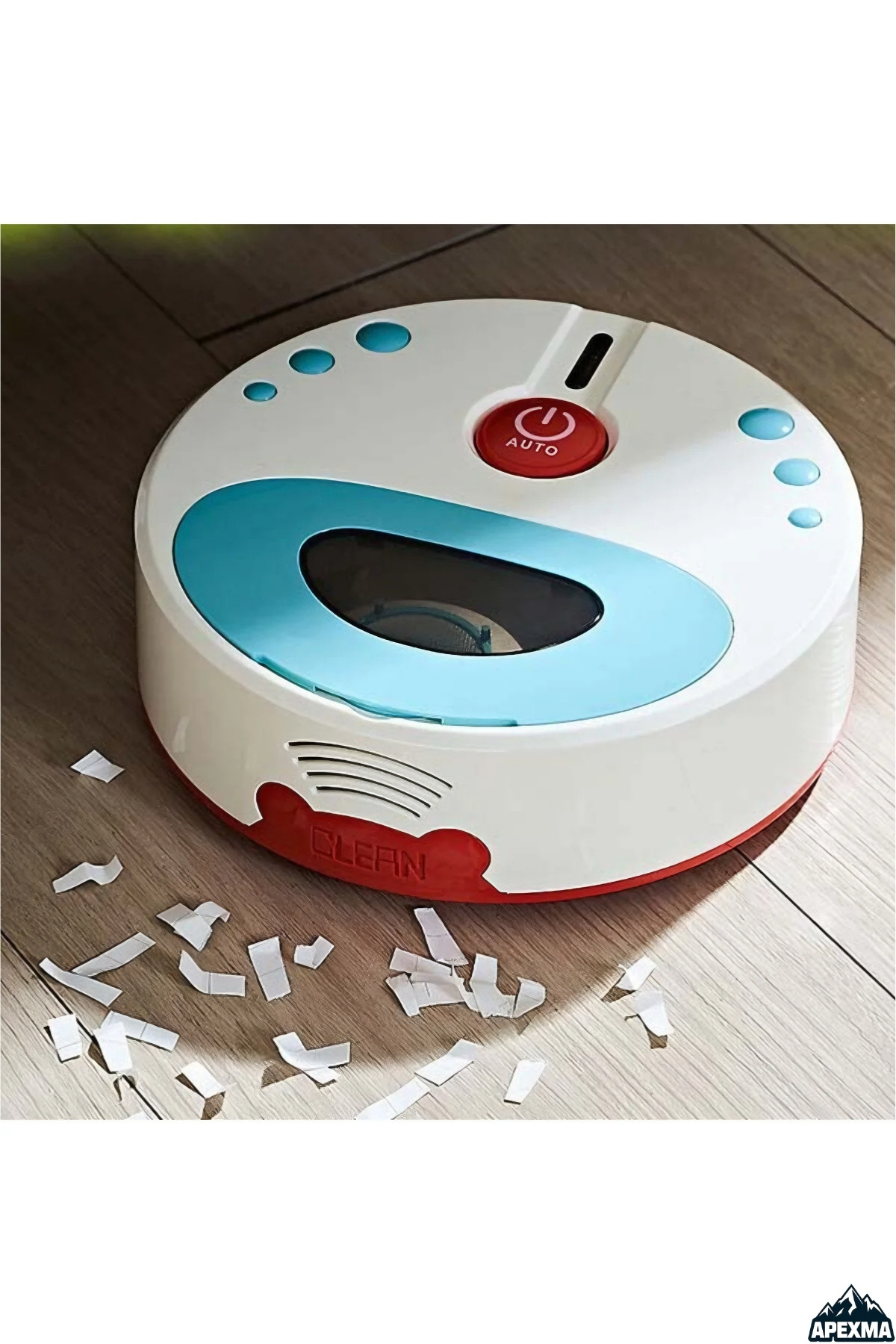 Apexma Oyuncak Sesli ve Işıklı Gerçek Süpürme Özellikli Pilli Robot Süpürge - Vakumlu Oyuncak Süpürge