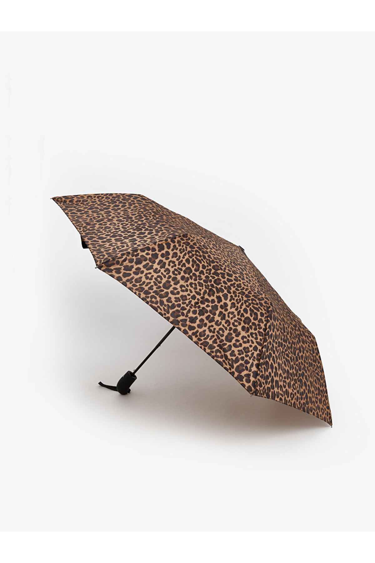 LC Waikiki Karışık Leopar Desenli Otomatik Şemsiye