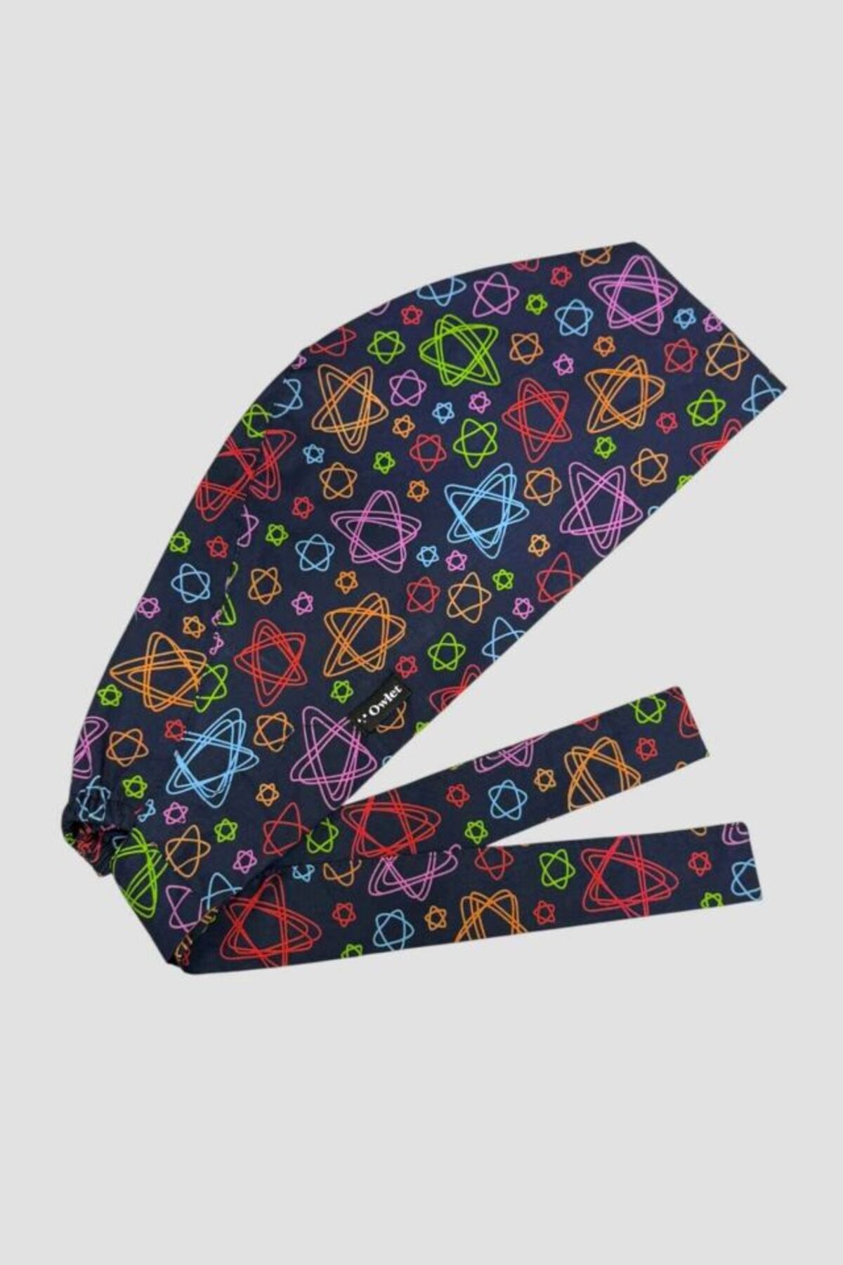 Owlet Medikal Renkli Yıldızlar Cerrahi Tesettür Bone