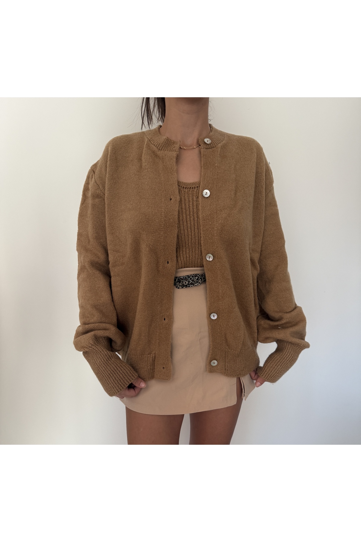 yoe butik  İkili Atlet-Hırka Örgü Takım - Görsel 4