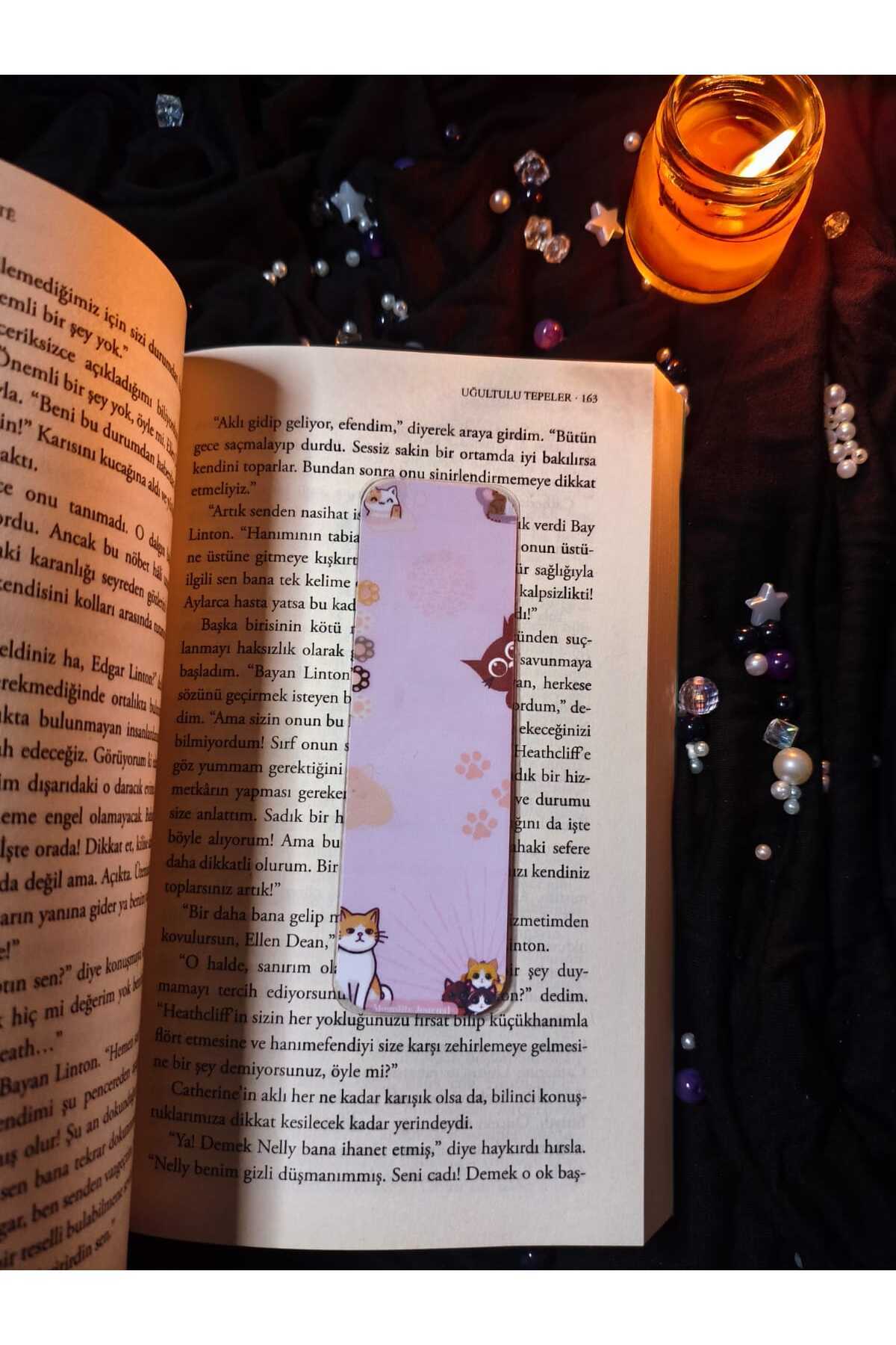 Moonlite Journal Kedili Kitap Ayracı