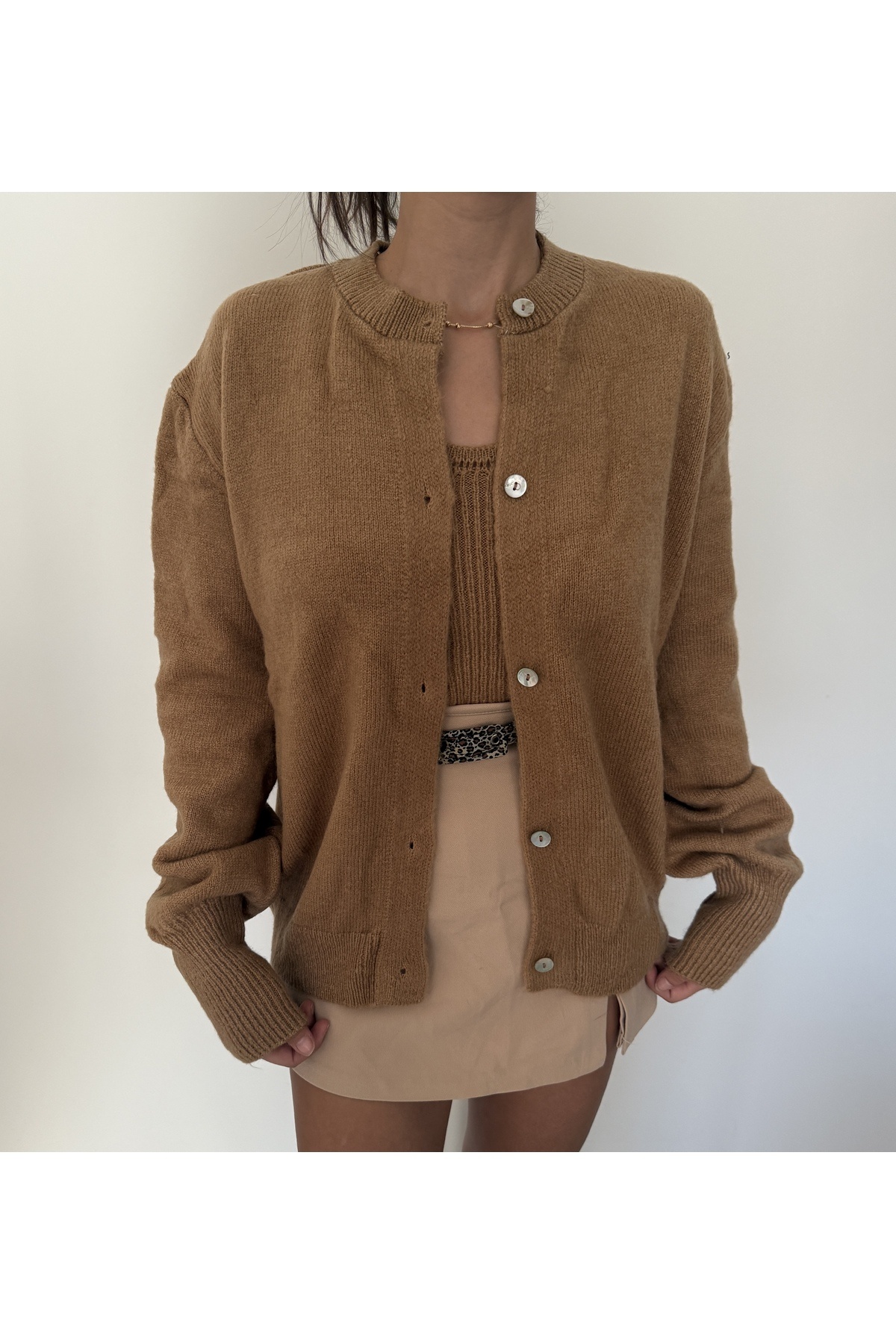 yoe butik  İkili Atlet-Hırka Örgü Takım - Görsel 3