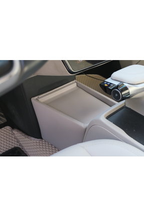 Carvion Togg T10X İle Tam Uyumlu Beyaz (Krem) Renk Ara Konsol