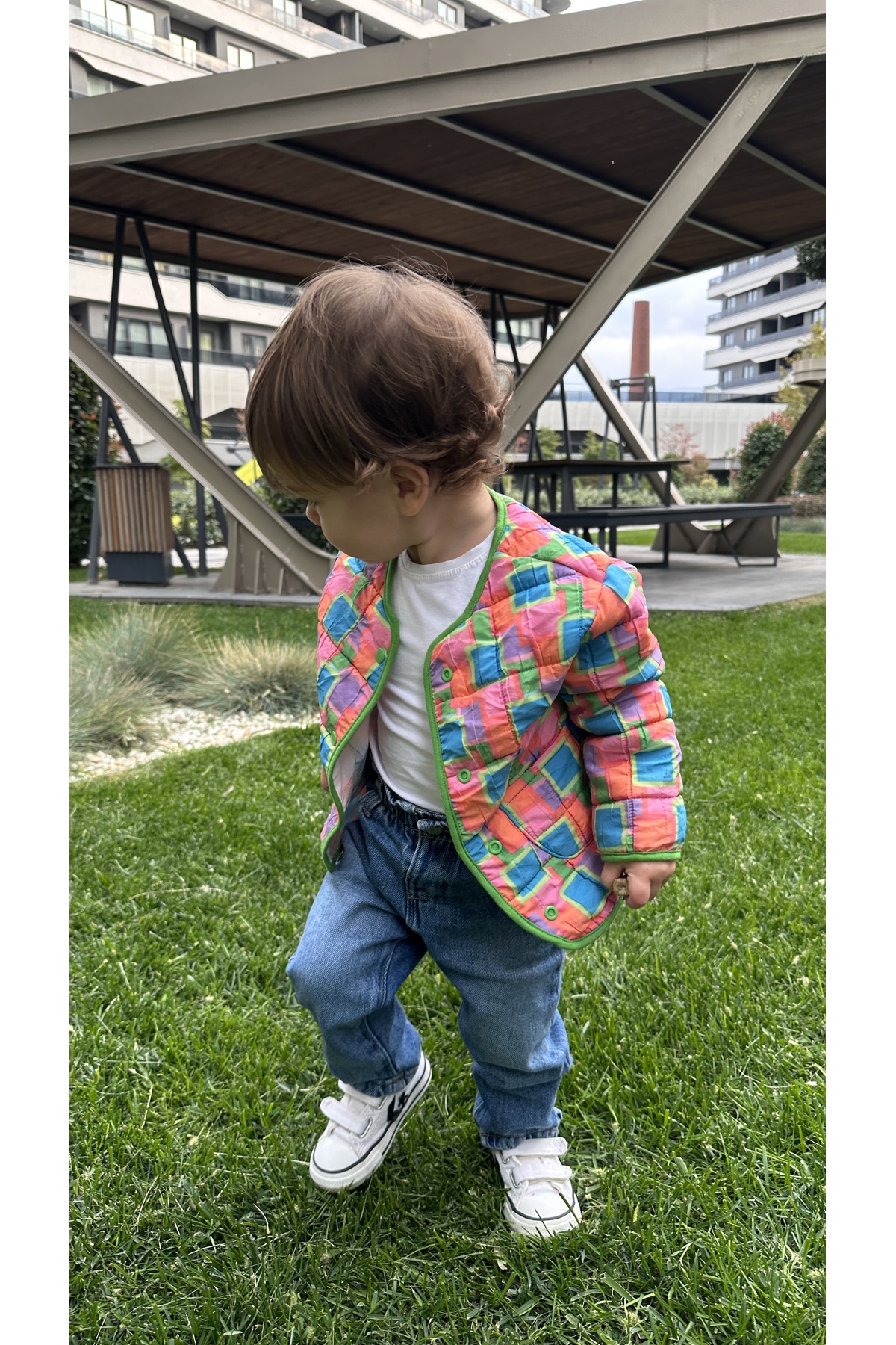 BabyDia Mevsimlik Renkli Kapitone Mont fotoğrafı 3 (önizleme)