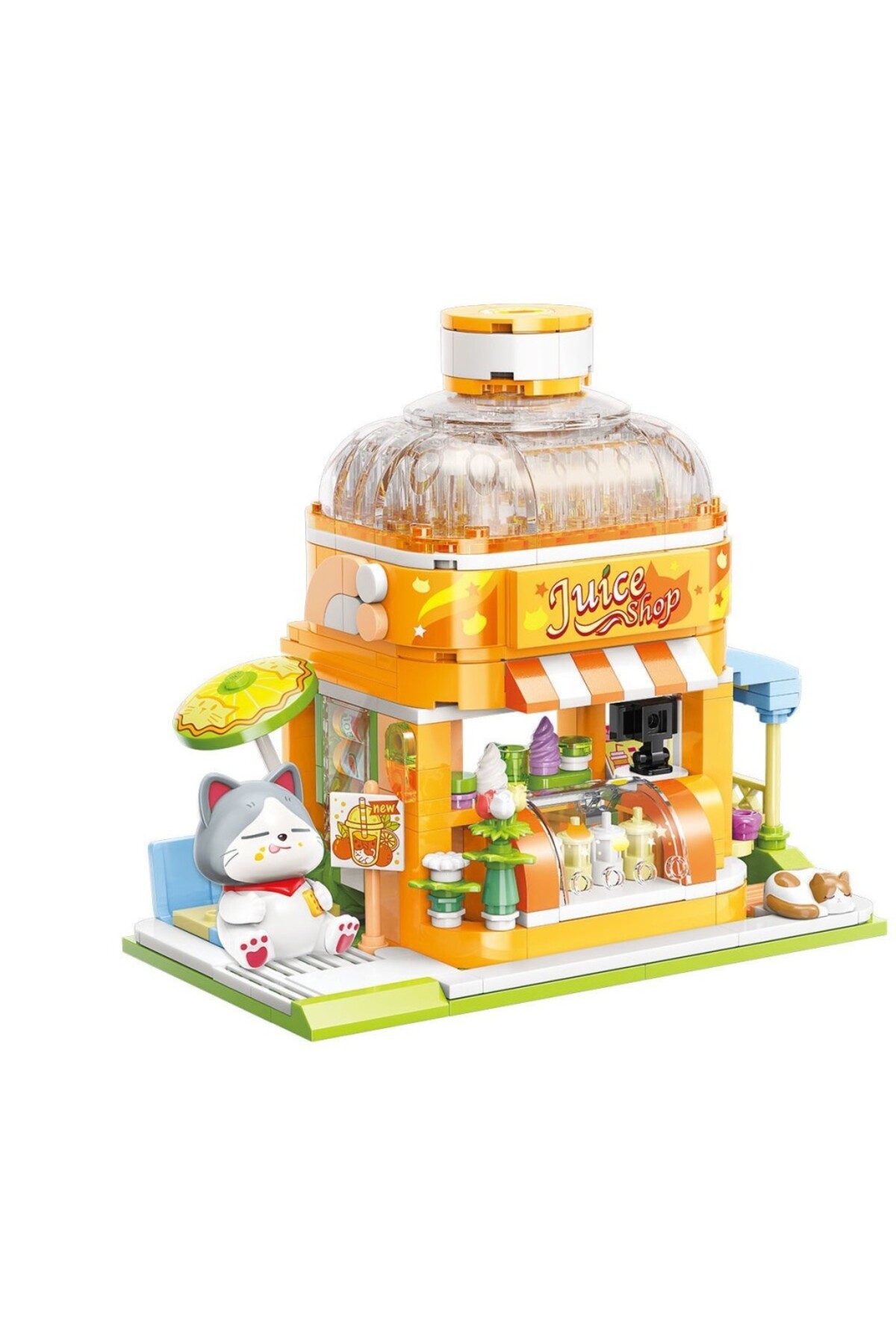 NW NessiWorld KP28017 Keeppley Kitten Juice Shop Blok Seti 315 Parça -Vagonlife fotoğrafı 2 (önizleme)