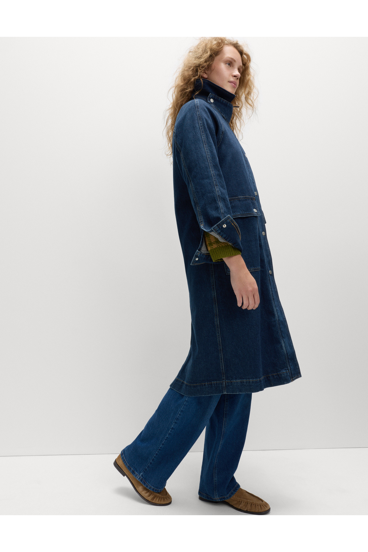 Marks & Spencer  Denim Palto - Görsel 3
