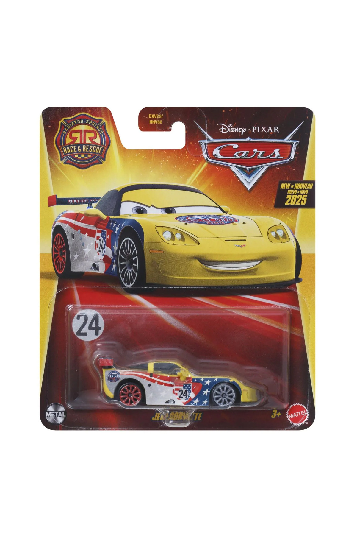 Cars Disney Pixar 3 Metal Car - Jeff Gorvette- Trendyol