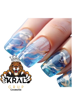 KRAL GRUP KOZMETİK Nail Art Takma Tırnak, Tırnak Seti & Zararsız Yapıştırıcı ...