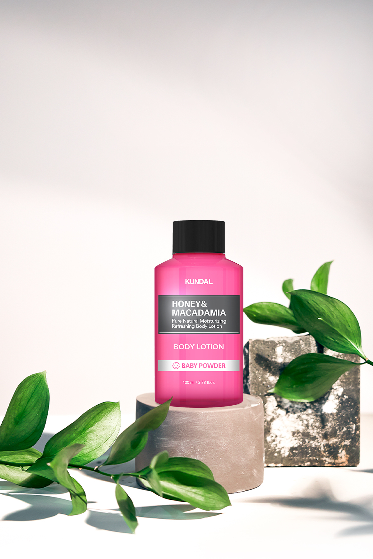 Nemlendirici ve Besleyici Vücut Losyonu Honey & Macadamia Pure Body Lotion 100ml Baby Powder — 8833 — تصویر 7 از 7