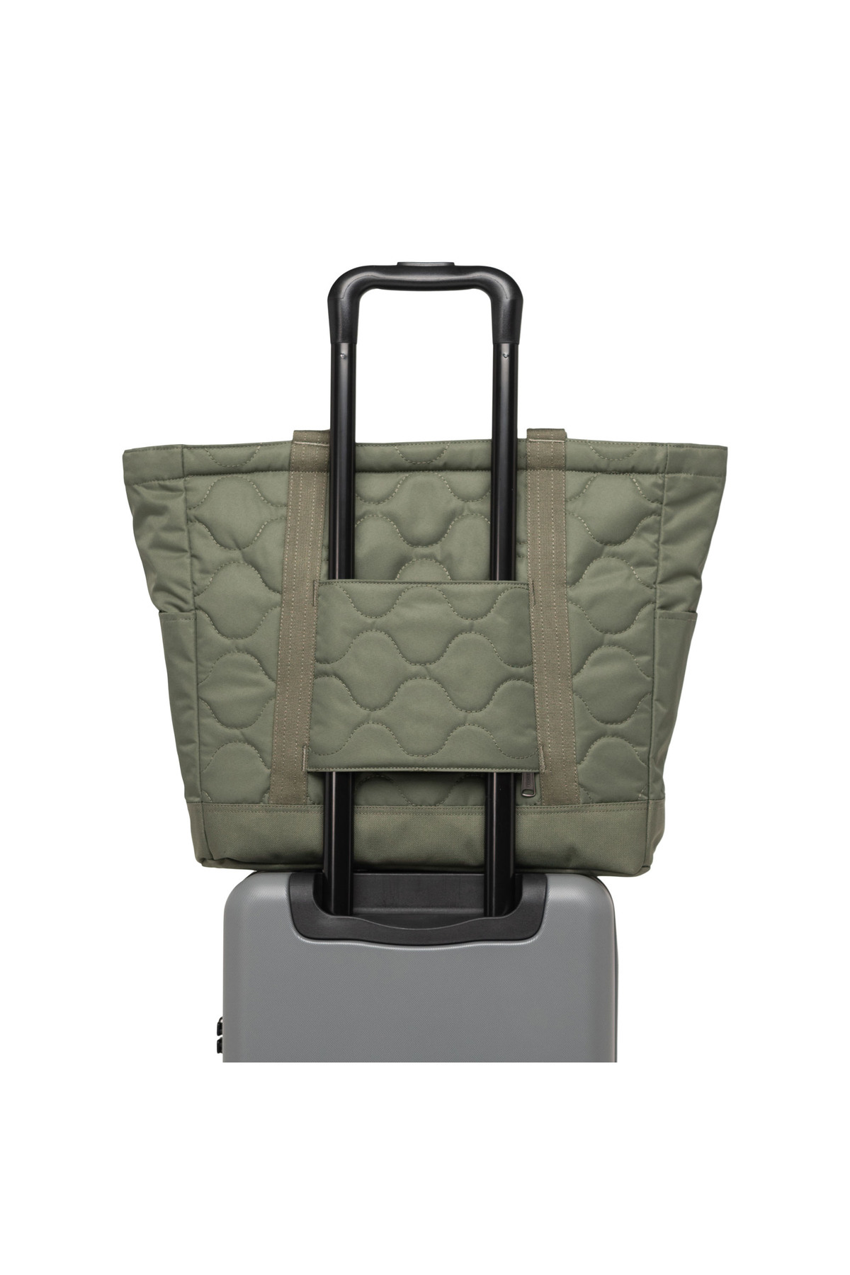 Herschel Supply Co. Heritage™ Tote | 16" inç Laptop Uyumlu Kapitone Omuz Çantası, Valize Takılabilir, 24.5 L görsel 4