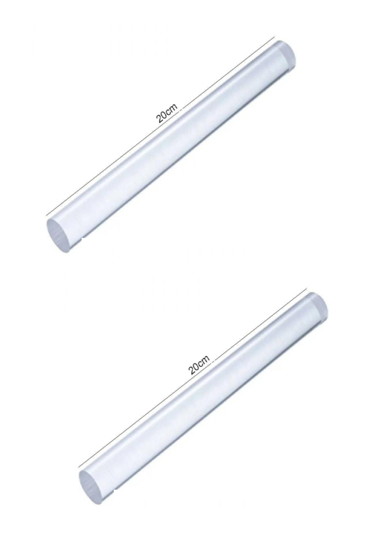 GLANCE Akrilik Şeffaf Merdane 2x20 cm