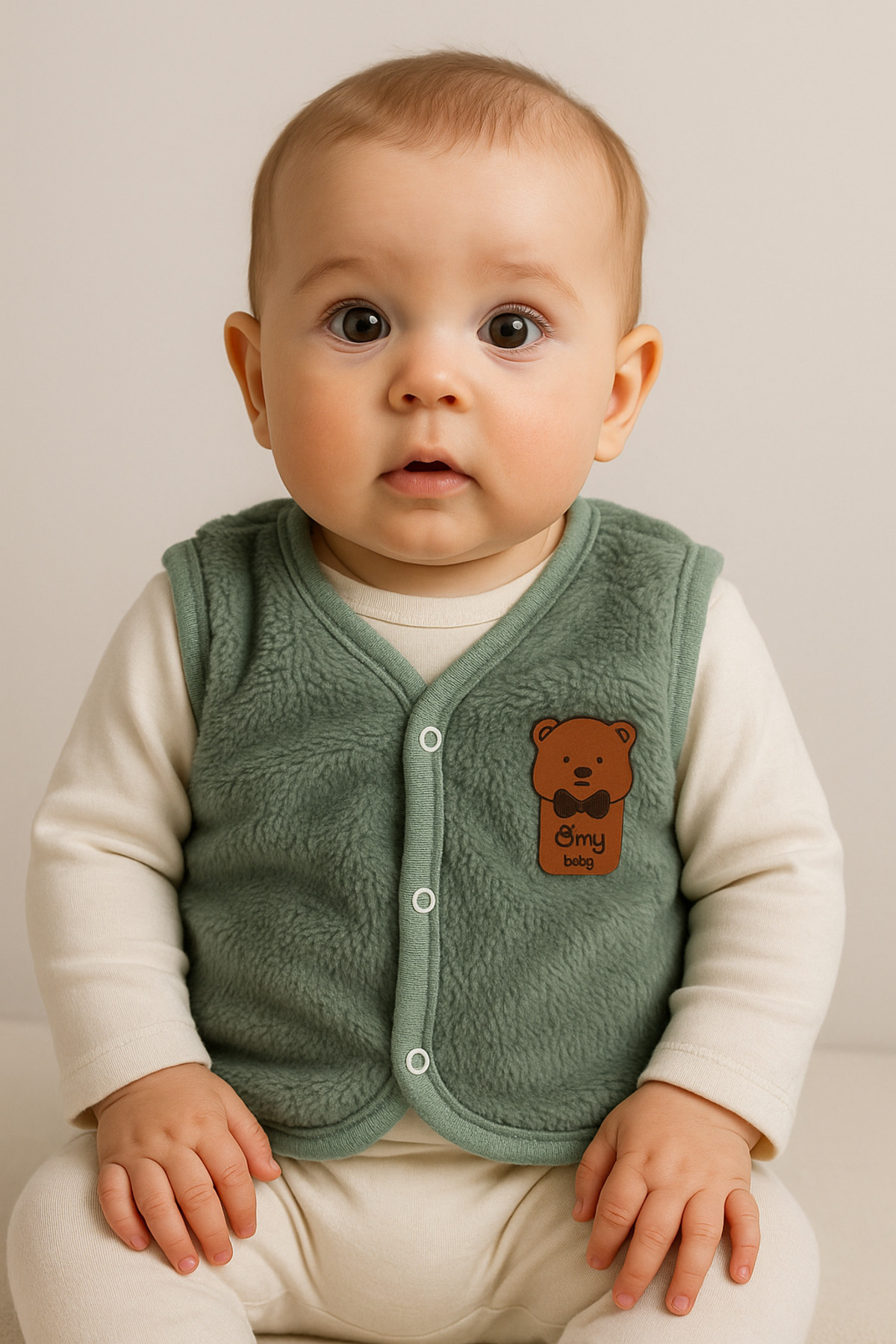 OMY KUZU WELLSOFT YELEK 3 AY-2 YAŞ UNISEX KIZ&ERKEK BEBEK ÇOCUK KIŞLIK YELEK TAKIM fotoğrafı 4 (önizleme)