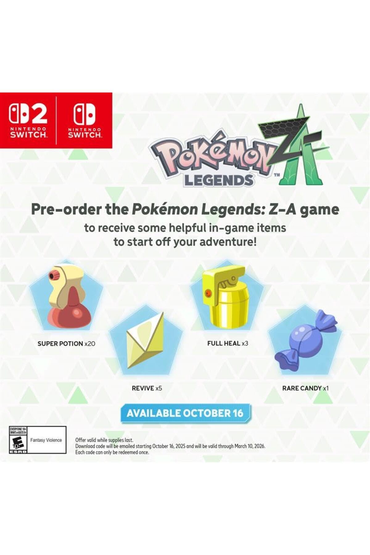Genel Markalar Pokemon Legends: Z-A - Switch 2 Edition - FİZİKİ
