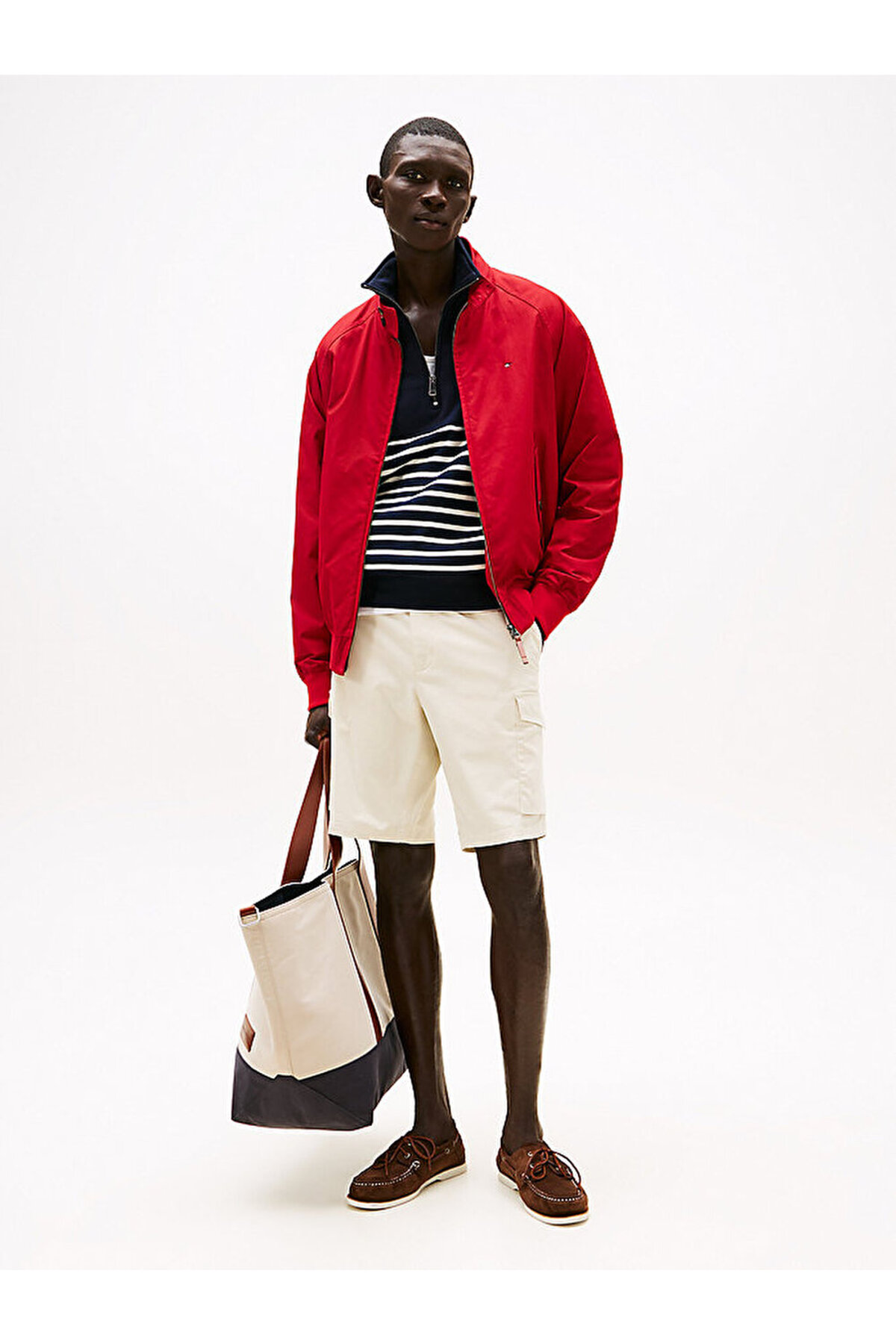 تامی هیلفیگر شلوارک مردانه هارلم کارگو ۱۹۸۵