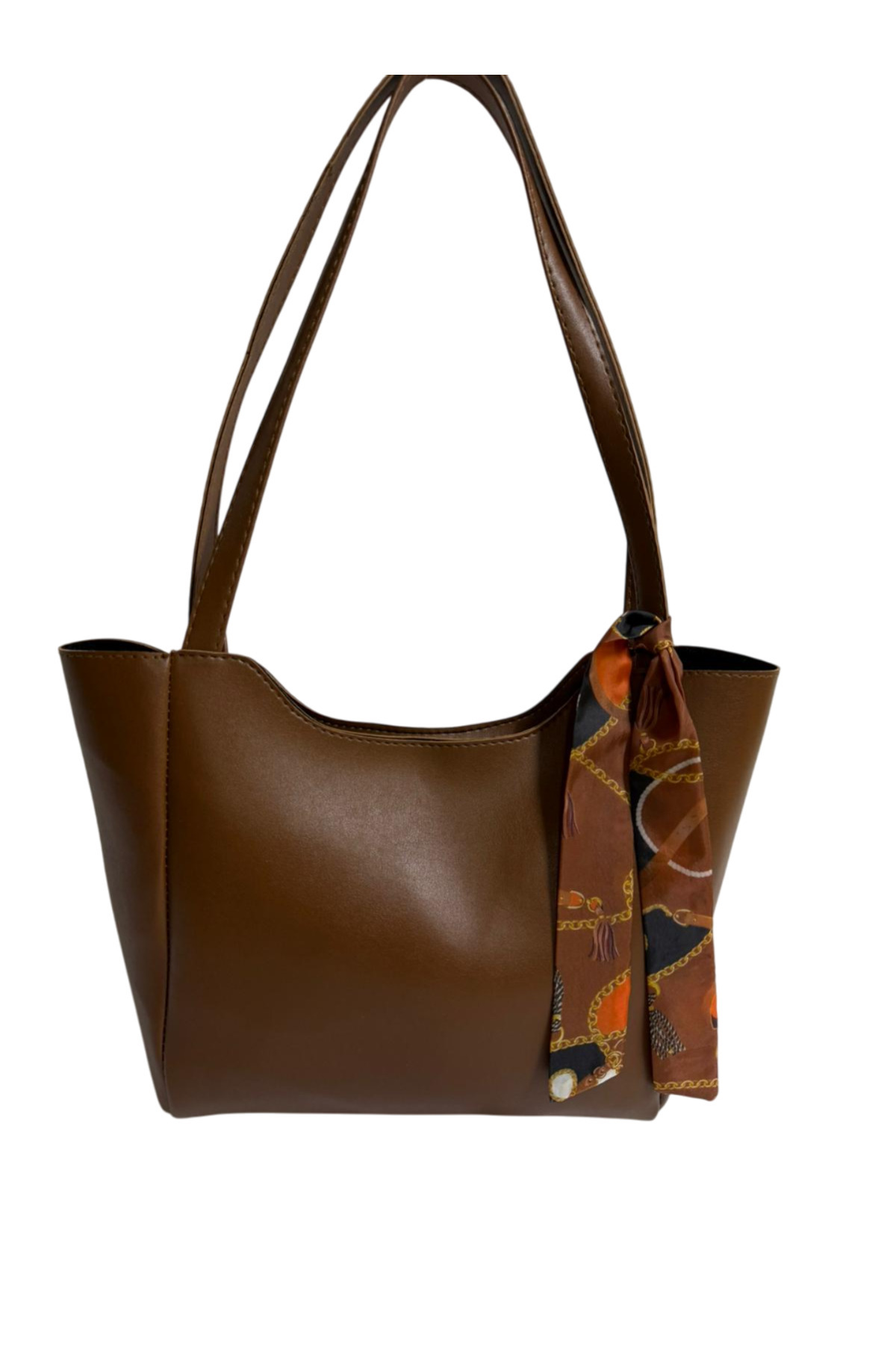 Judour Bags Kadın Fularlı Fermuarlı Ve Çıtçıt Kapamalı Shopper El Ve Omuz Çantası