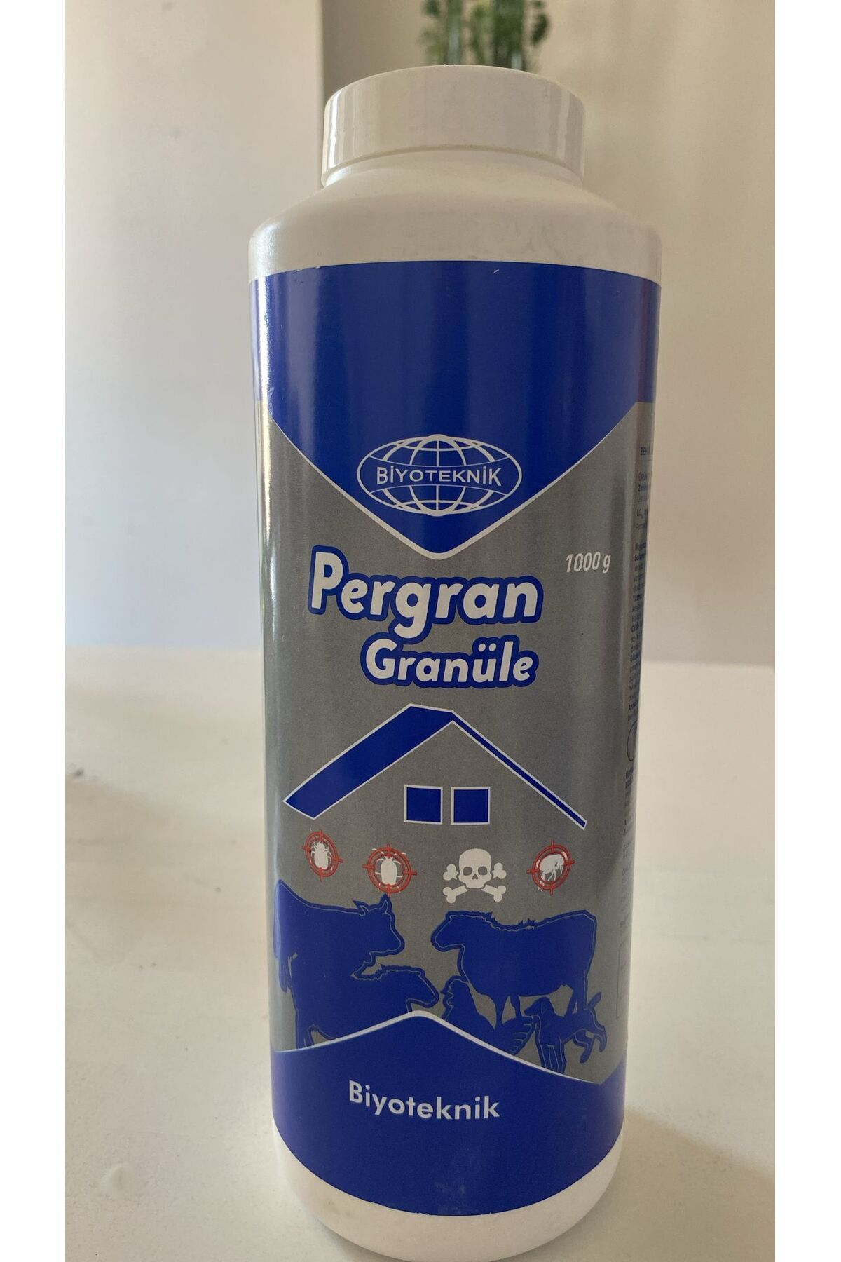 Biyoteknik PERGRAN GRANÜLE KARINCA BİT PİRE KENE TOZU 1000 GR
