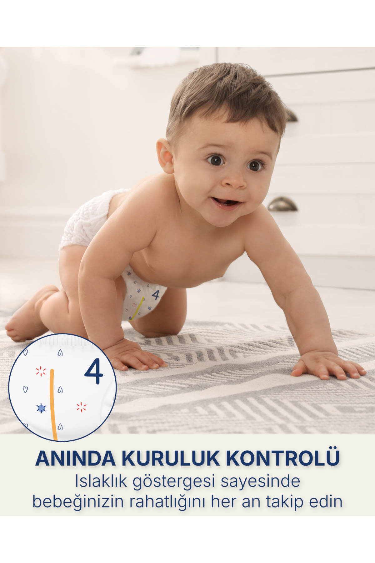 Paddlers Külot Bebek Bezi 4 Numara Maxi 30 Adet (7-14 Kg) Eko Paket fotoğrafı 4 (önizleme)