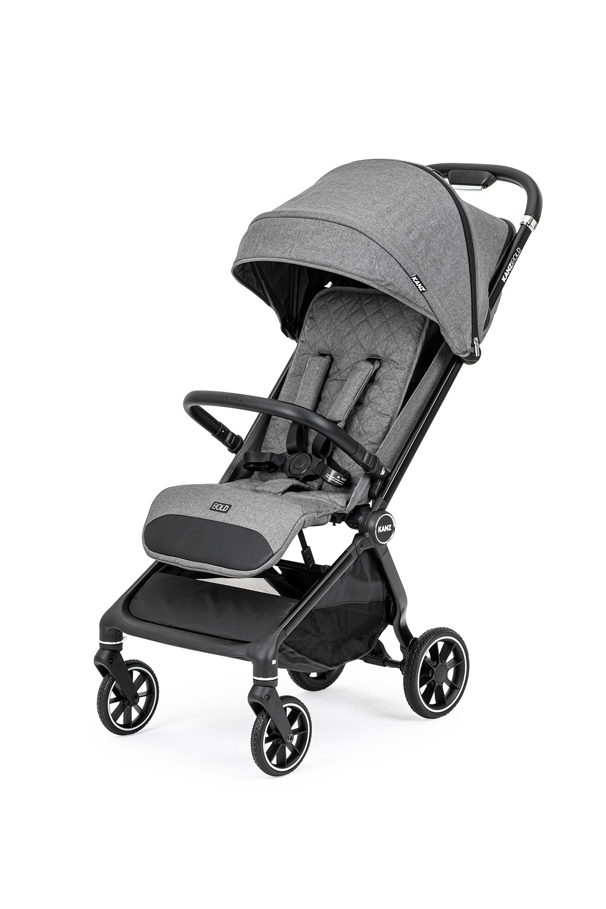 Kanz Bold Autofold Kabin Boy Bebek Arabası Steel Grey