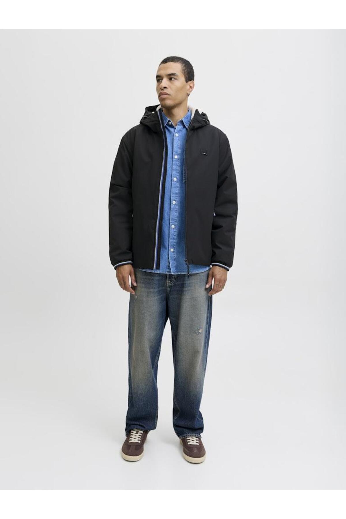 Premium JPRBLUALVES Jacket – Stylish Classic Men's Coat, Waterproof Casual City Style C