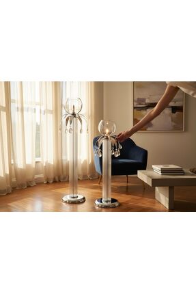 ECHOMEDECOR PALMİYE İKİLİ CAM YER ŞAMDAN