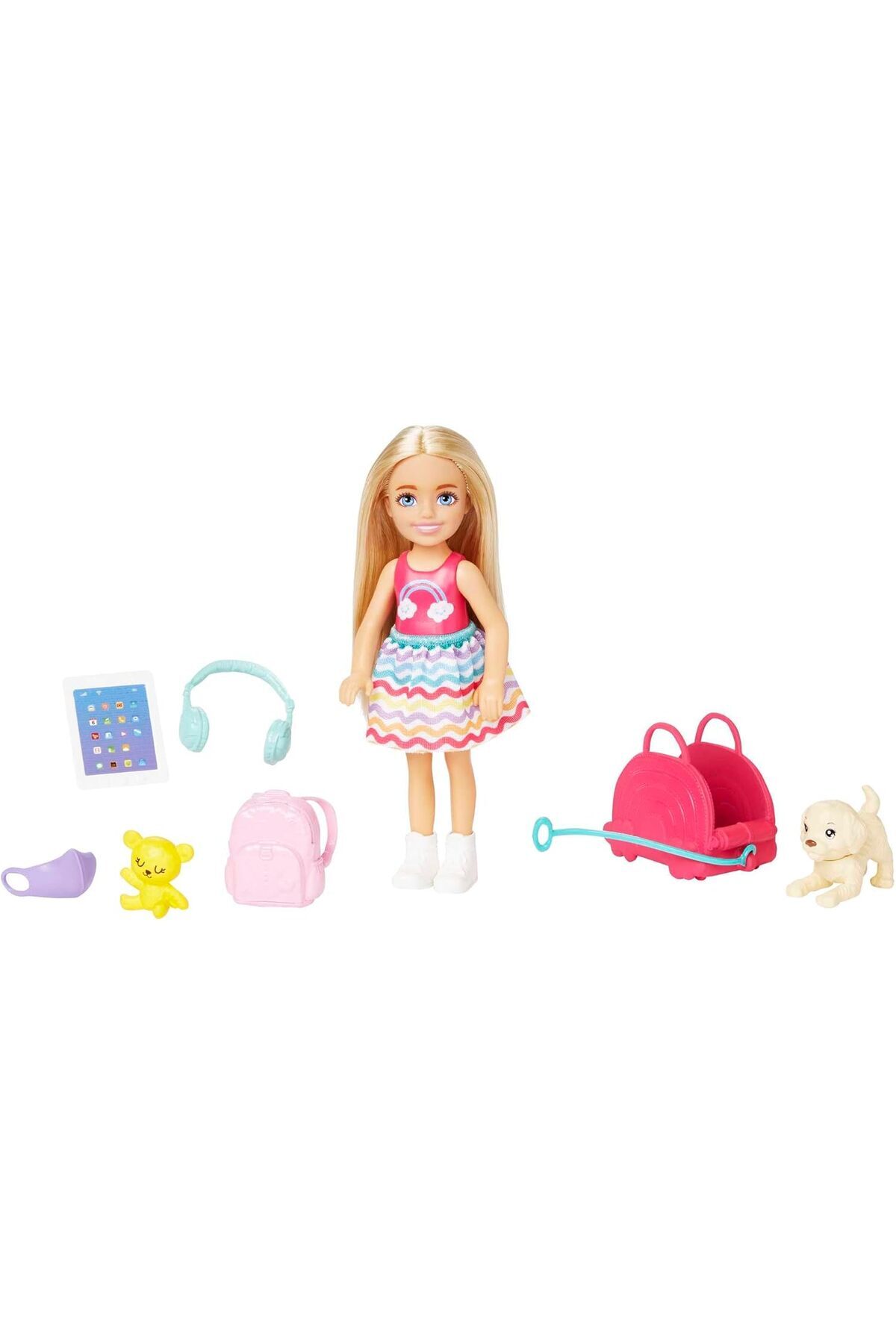 STOREMAX Seyahatte Chelsea Bebek ve Aksesuarları oyuncakları, Chelsea™ bebek ve aksesuarları, yavru köpeğiyle