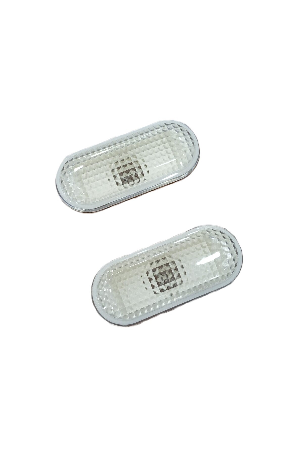 Yerli FORD FOCUS / FİESTA /FUSİON - ÖN ÇAMURLUK YAN SİNYALİ LAMBASI TAKIMI - ŞEFFAF BEYAZ (2 ADET)