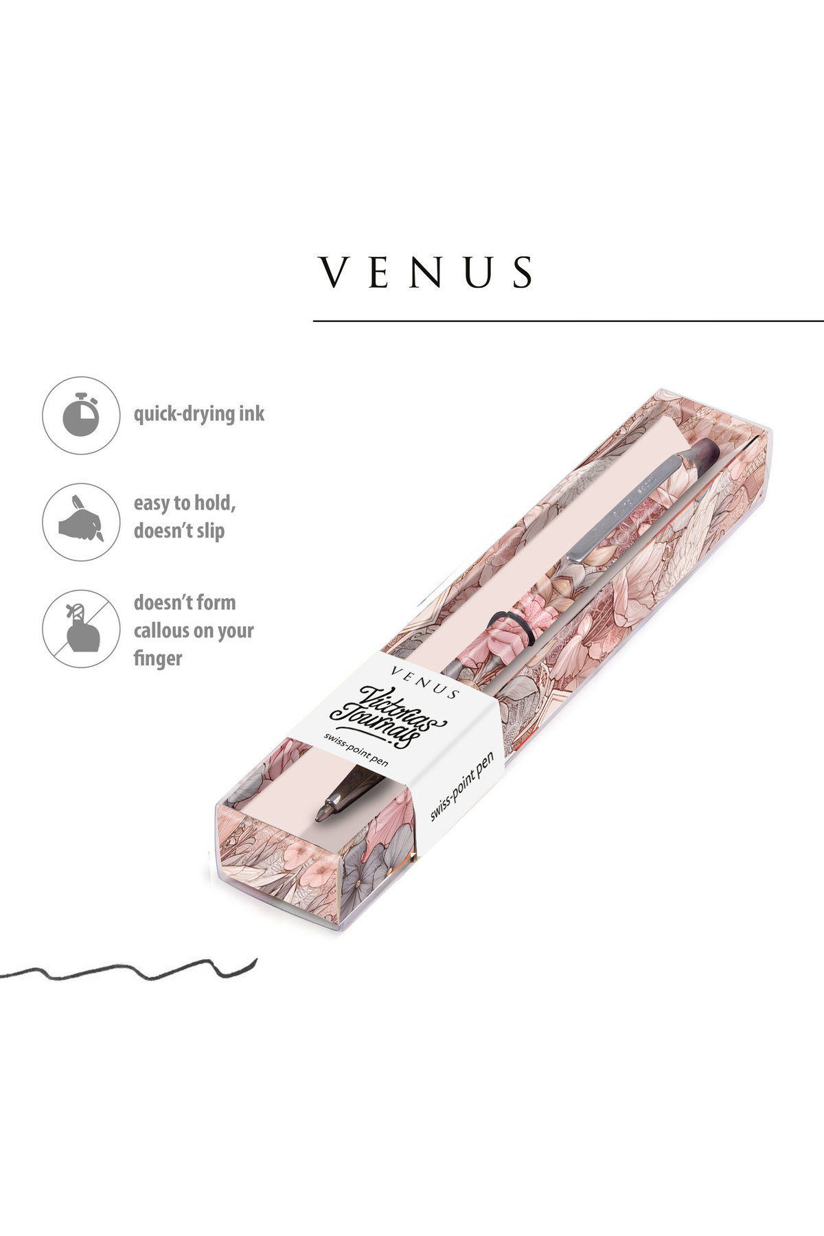 Victoria's Journals VENUS 0.7 mm Mavi Tükenmez Kalem