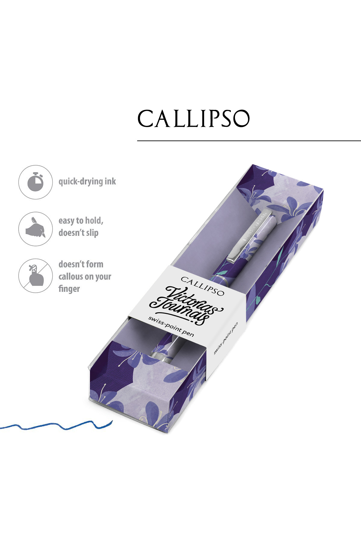 CALLIPSO 0.7 mm Blue Ballpoint Pen 2179