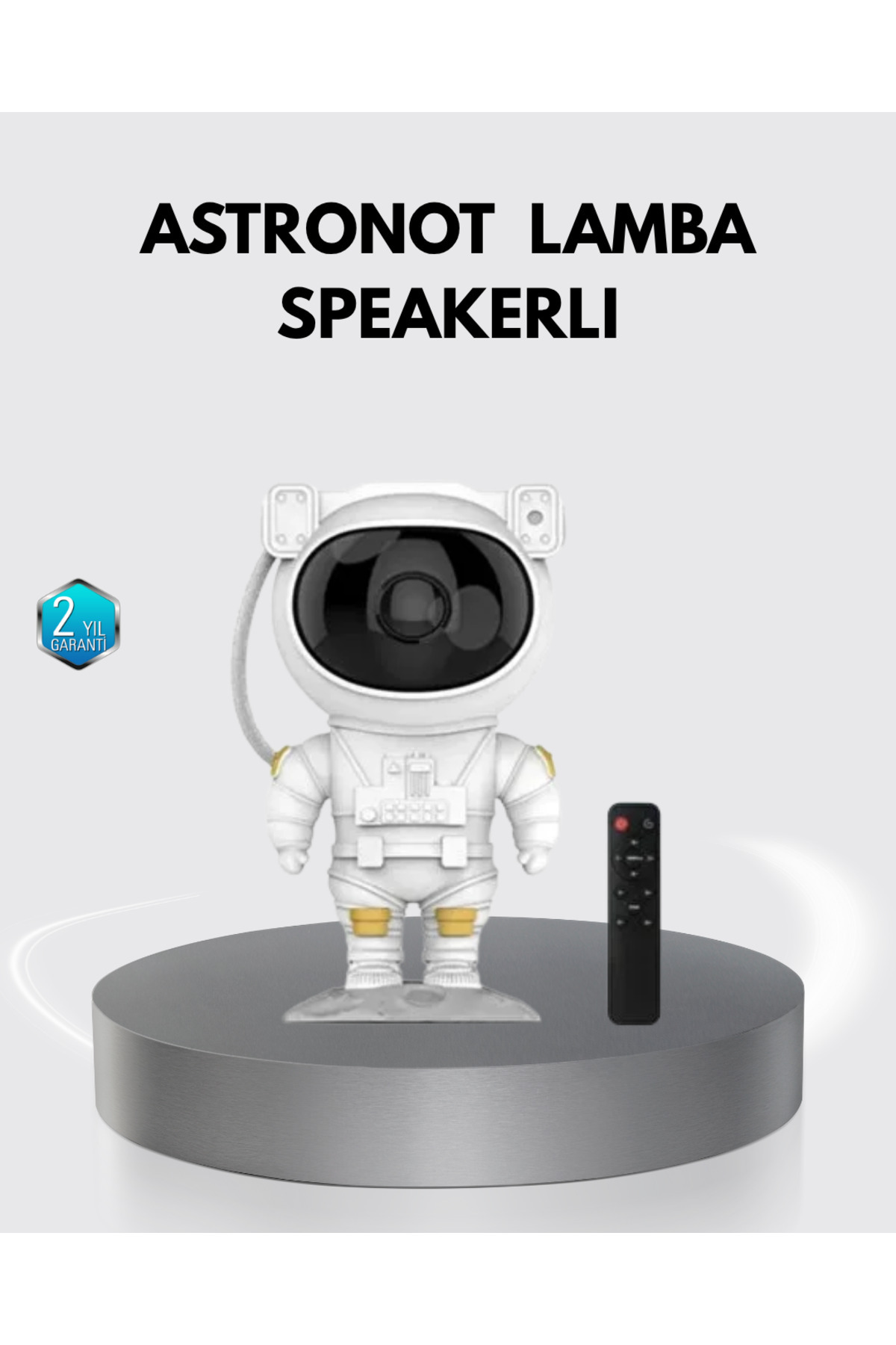 cenk x store Astronot Şekilli Galaxy Projeksiyon Lambası Nebula Efektli Dekoratif Lamba