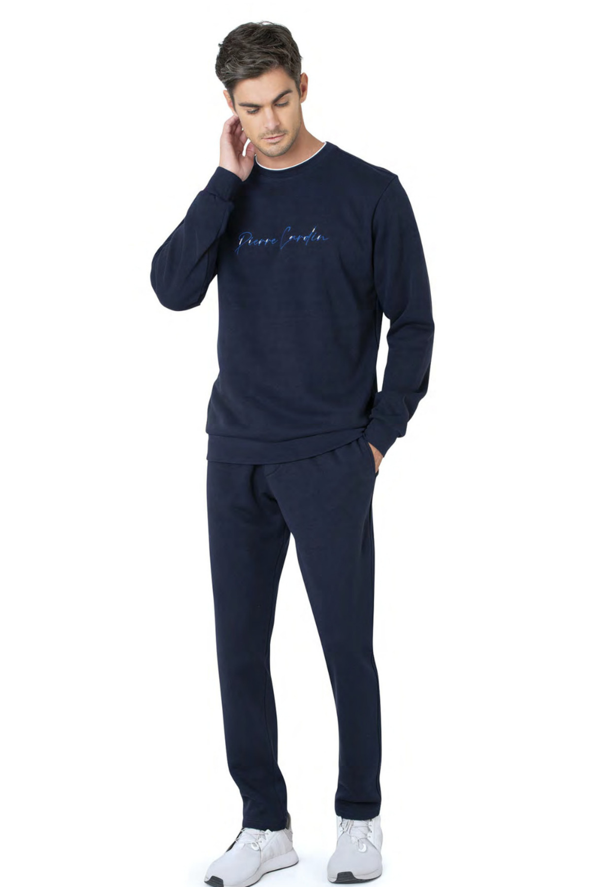 ست گرمکن ـ سویشرت و شلوار ورزشی مردانه راسته فاق نرمال آستین بلند | پیر کاردین Pierre Cardin VR..P25C.25Y.61..15.Y01 - تصویر 5
