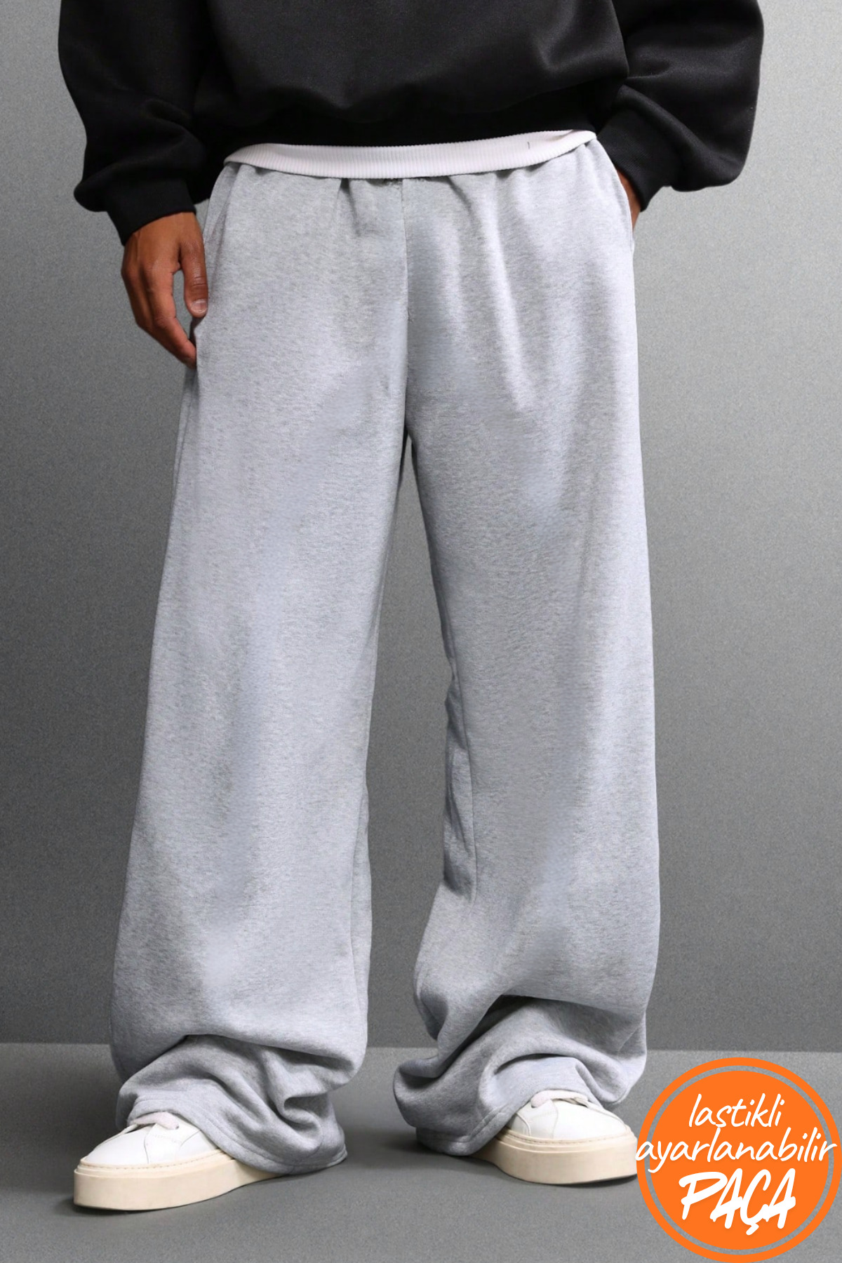 BSBSPOR Baggy Bol Eşofman Altı İki Stil ; İster Bol Paça İster Dar Paça Erkek Kadın Unisex görsel 2