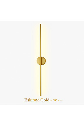 Genel Markalar Eskitme Modern duvar apliği, gold aplik, 70 cm led ışık aplik ...