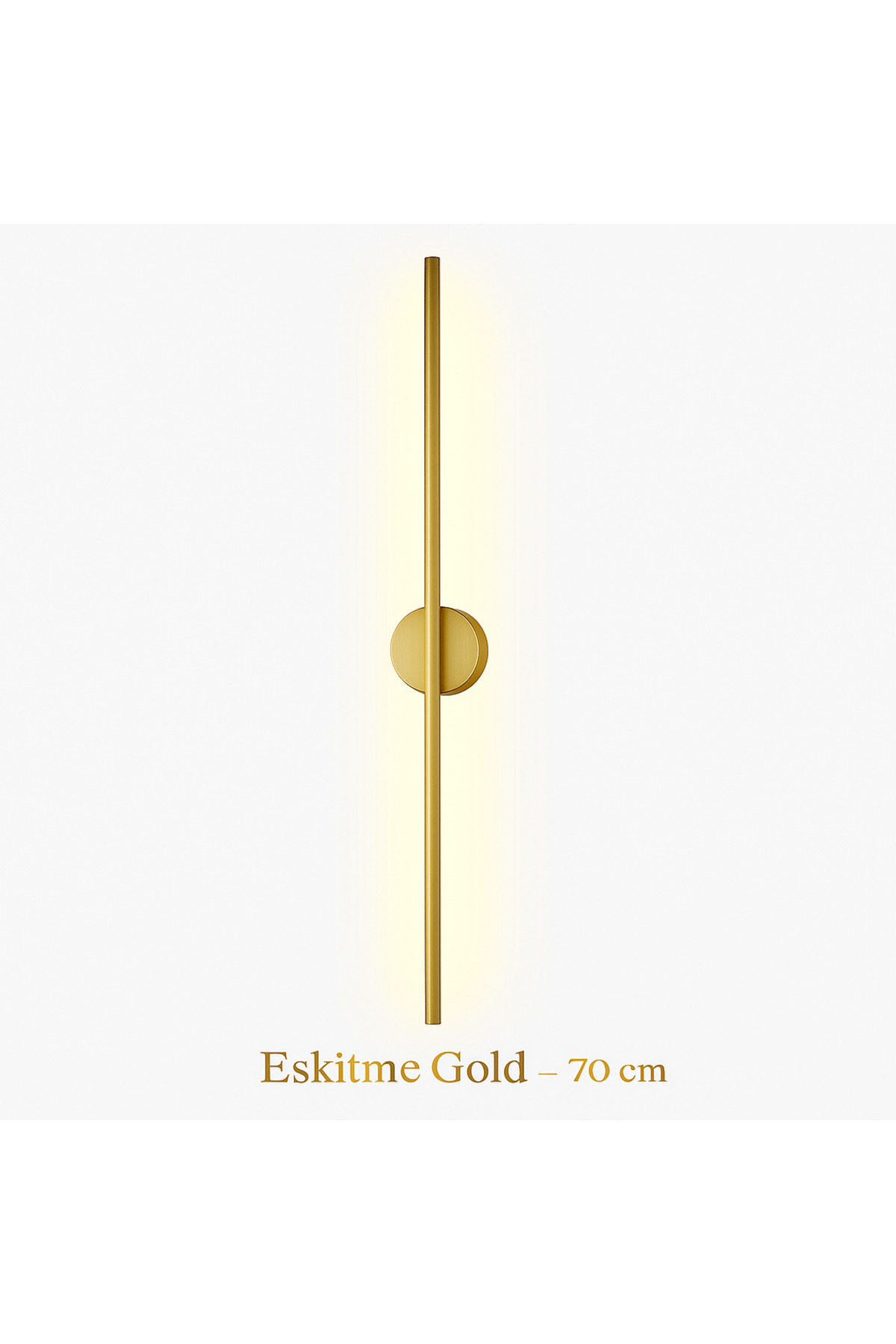 Genel Markalar Eskitme Modern duvar apliği, gold aplik, 70 cm led ışık aplik hotel dekarasyon