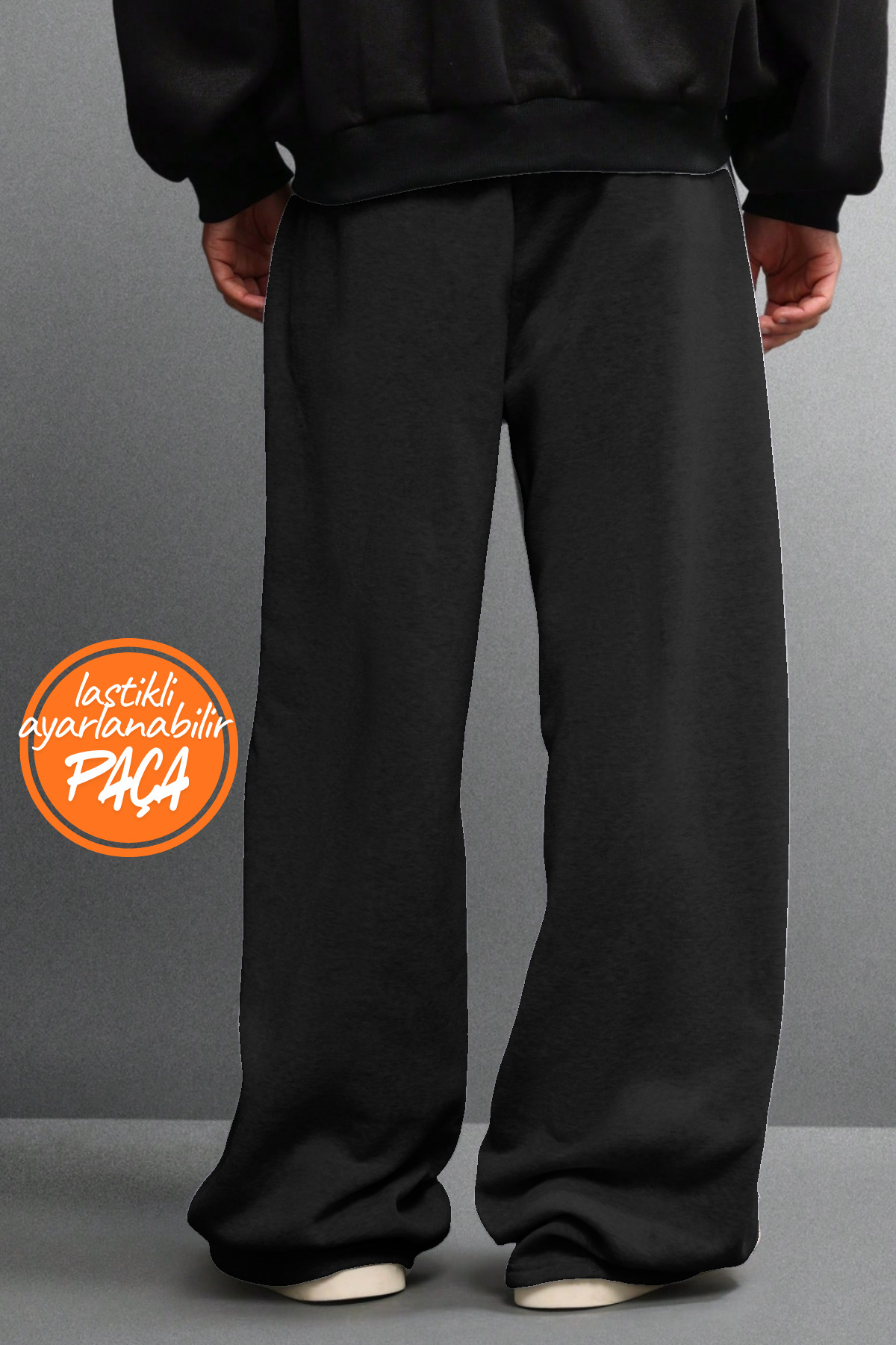 BSBSPOR Baggy Bol Eşofman Altı İki Stil ; İster Bol Paça İster Dar Paça Erkek Kadın Unisex görsel 5