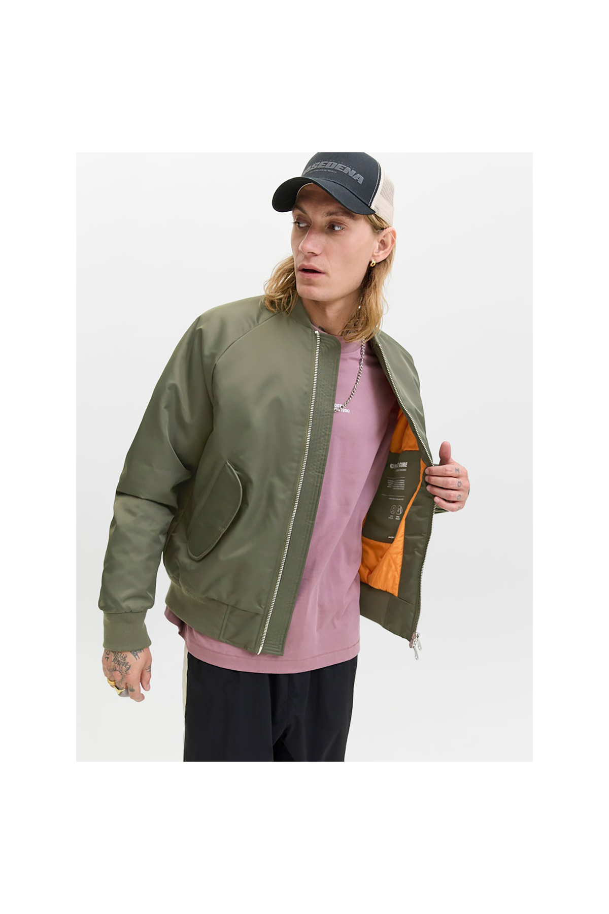 Jack & Jones  Comotion Erkek Yeşil Ceket (12283301-GLE) - Görsel 4