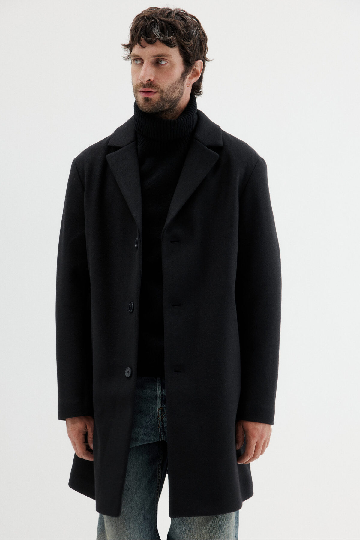 پالتو مردانه راسته آستین استاندارد | اچ اند ام H&M 1294108 - تصویر 3