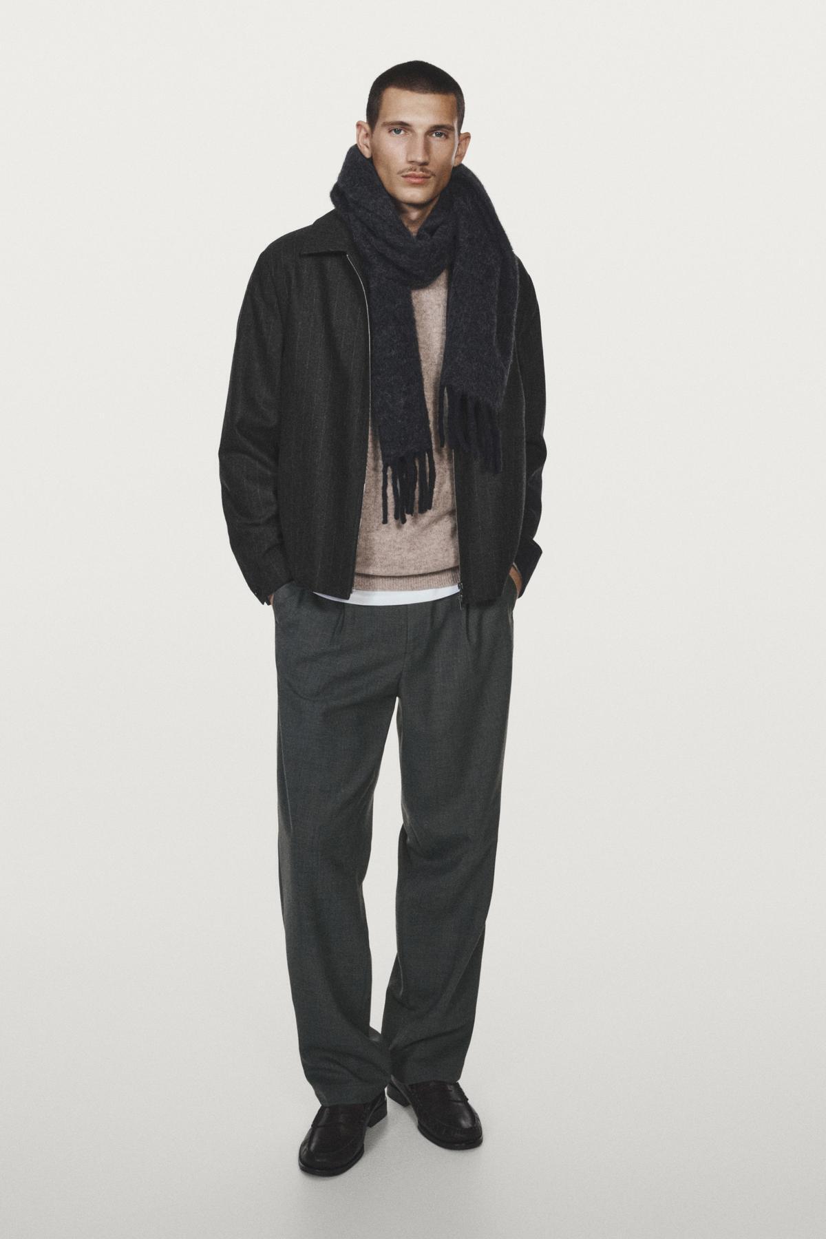 ماسیمو دوتی ژاکت پشمی راه راه