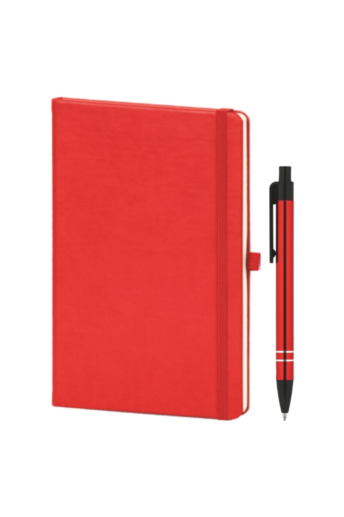 VIP Hediyelik Set - Defter ve Kalem - (2’lİ Kurumsal Hediye Seti) - 4220 KIRMIZI