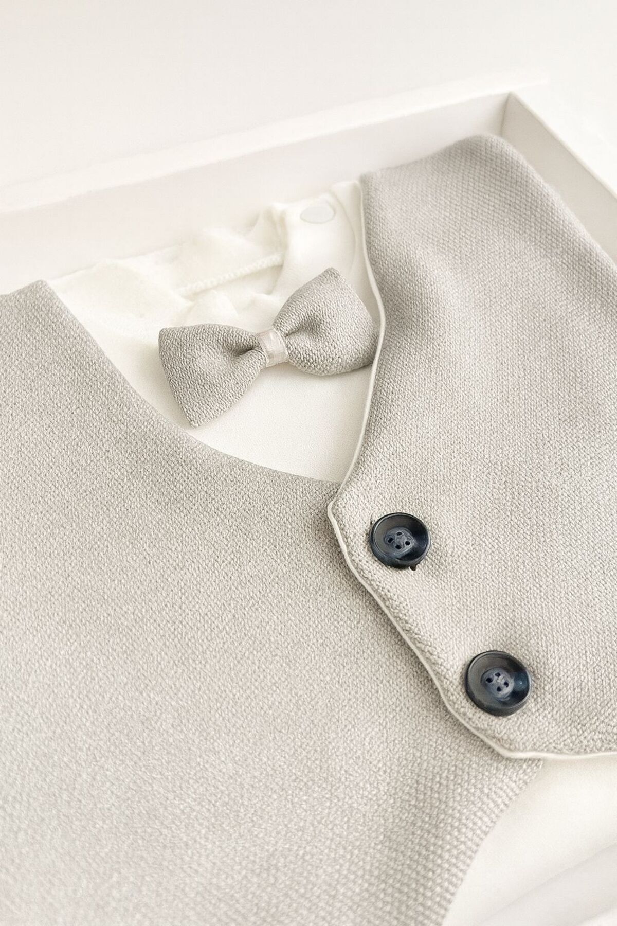 moukou Erkek Bebek 4 Parça Kutulu Pamuklu Hastane Çıkışı Mevlüt Takımı fotoğrafı 4 (önizleme)