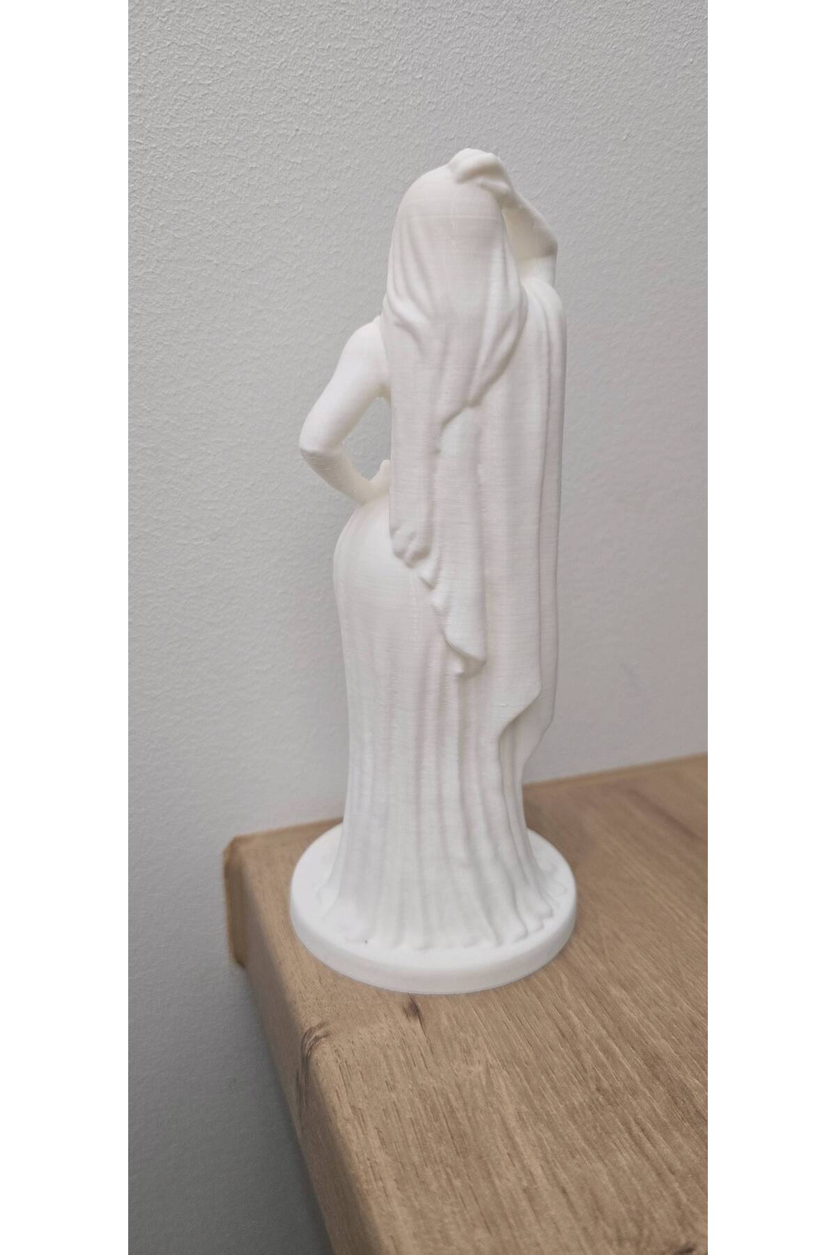 Cadılar Bayramı Sexy Hayalet Kız Heykeli - Özel Tasarım Dekoratif Model - 3D Baskı 15 cm