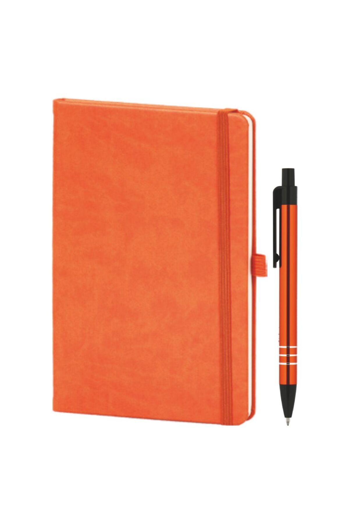 VIP Hediyelik Set - Defter ve Kalem - (2’lİ Kurumsal Hediye Seti) - 4220 TURUNCU