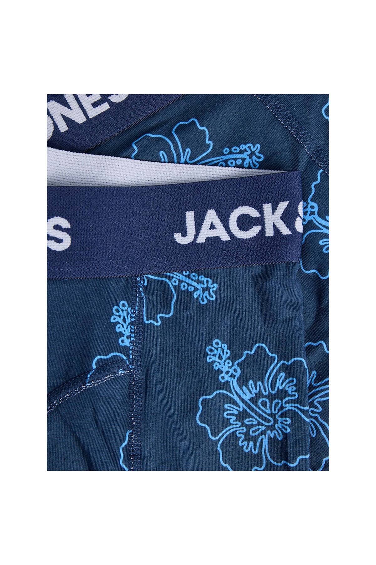 Jack & Jones  Anthony Print Erkek 3'lü Boxer (12298171-PBL) - Görsel 4