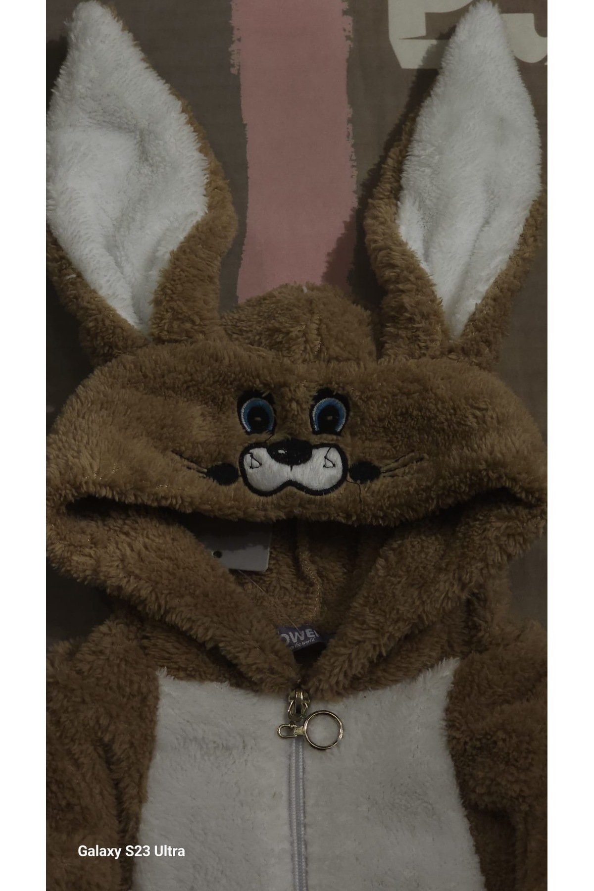 kicobebystar Welsoft Tavşan Peluş Unisex Fermuarlı Kışlık Bebek Uyku Tulumu Çocuk Tulumu Çocuk Kostümü fotoğrafı 2 (önizleme)