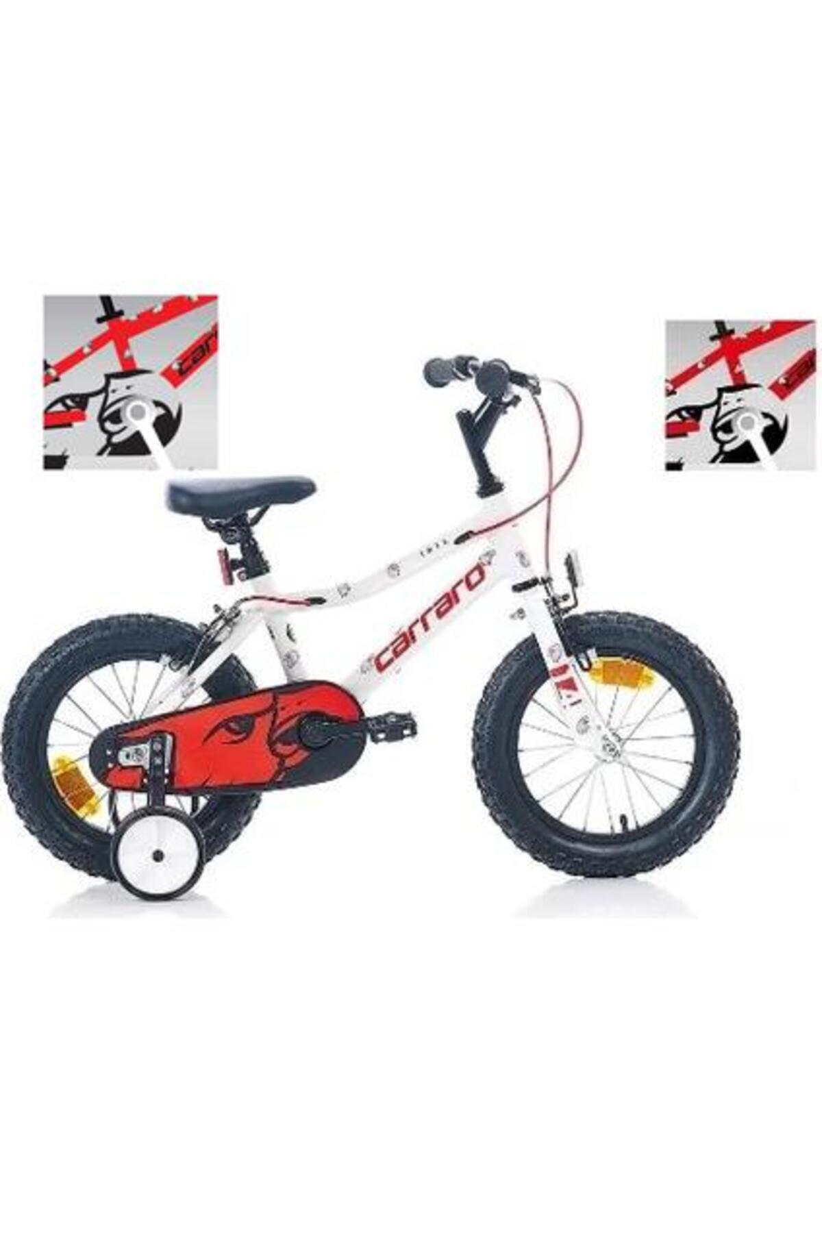 Carraro Red Eagle 16 jant Çocuk Bisikleti (Kırmızı Siyah Gümüş)