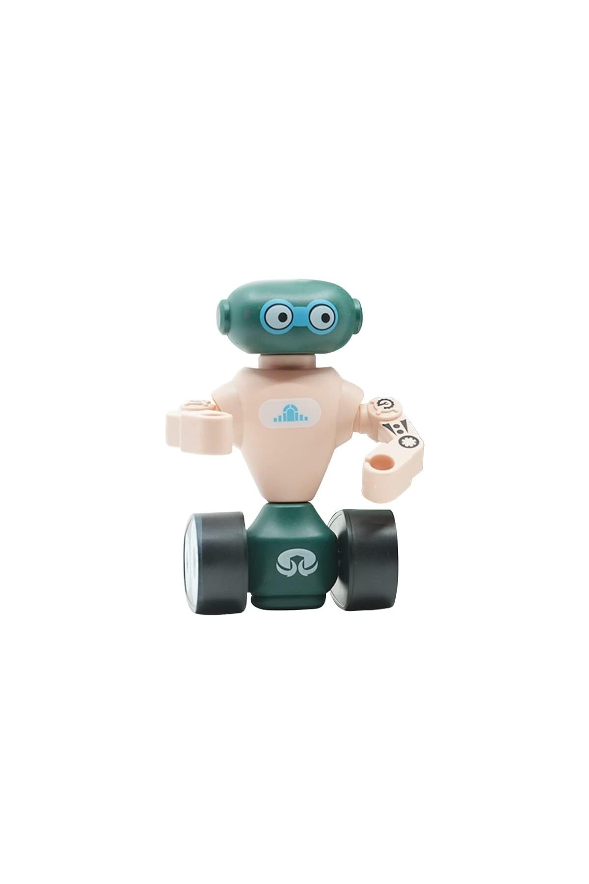 اسباب‌بازی ربات ساختمانی مغناطیسی برای کودکان – آموزشی STEM، سنین ۳ سال به بالا (رنگ پوست)