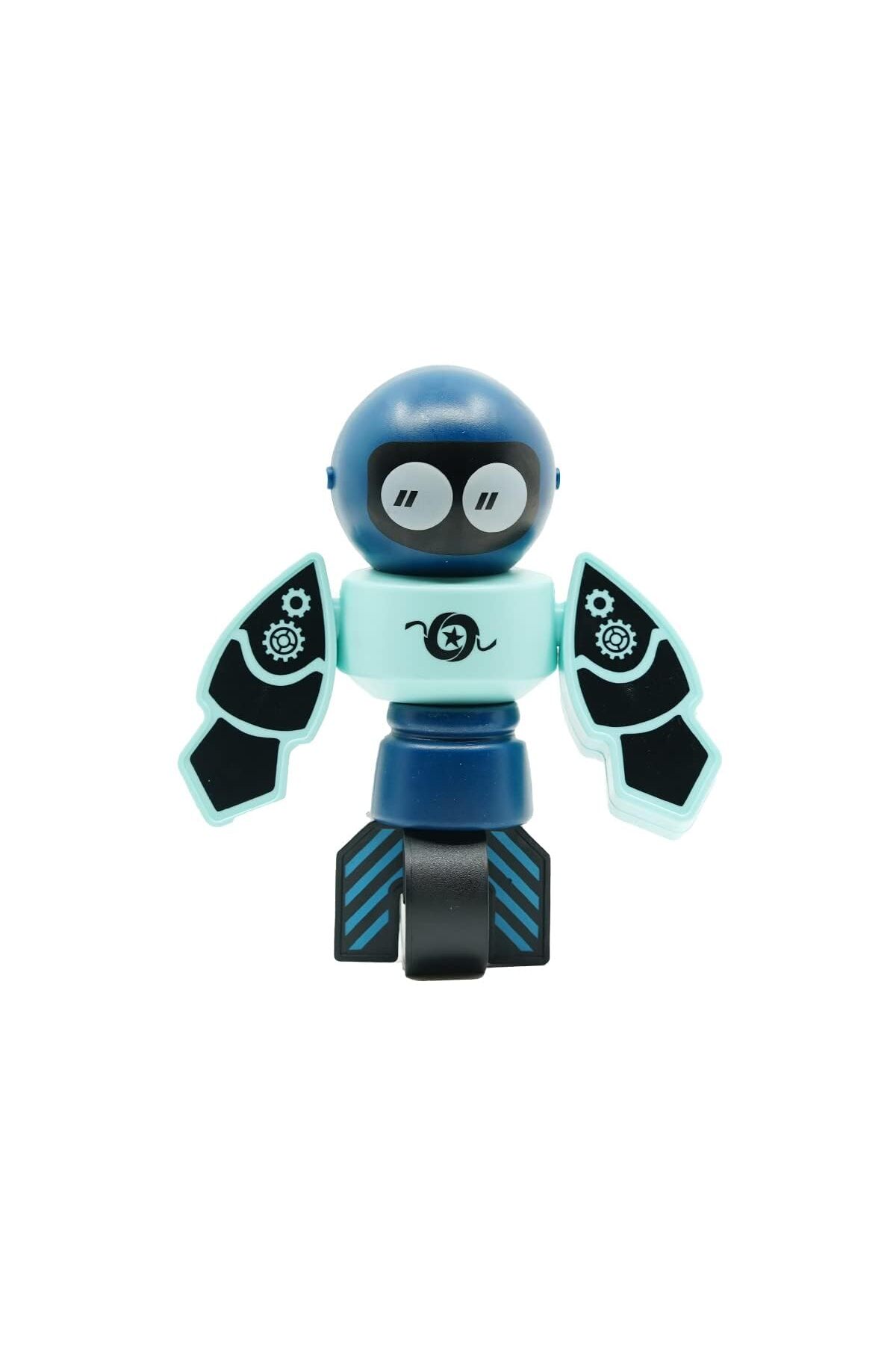 عروسک روبات ساختمانی مغناطیسی برای کودکان – آموزشی STEM، سنین ۳ سال به بالا (آبی)