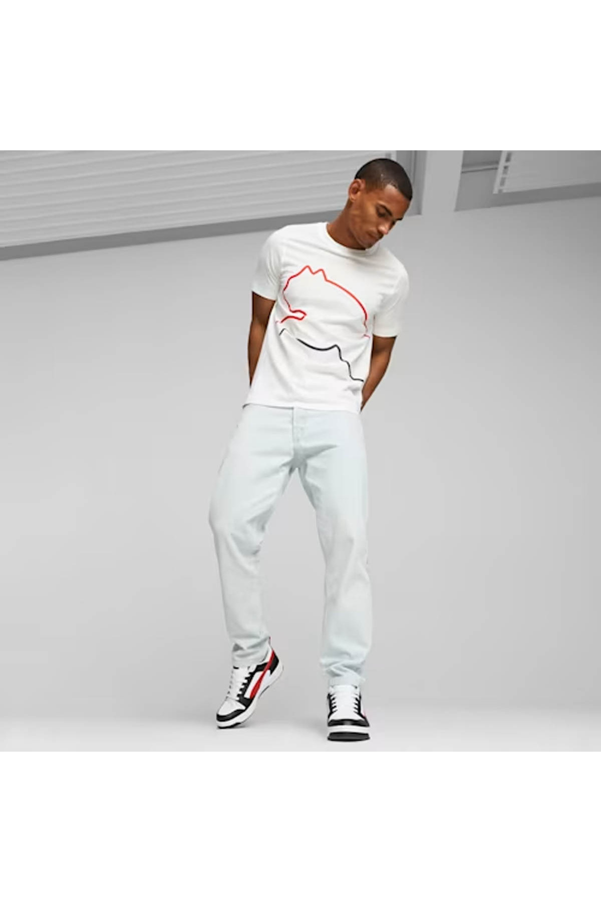 کفش اسنیکر مردانه راسته | پوما Puma 39232804 - تصویر 3