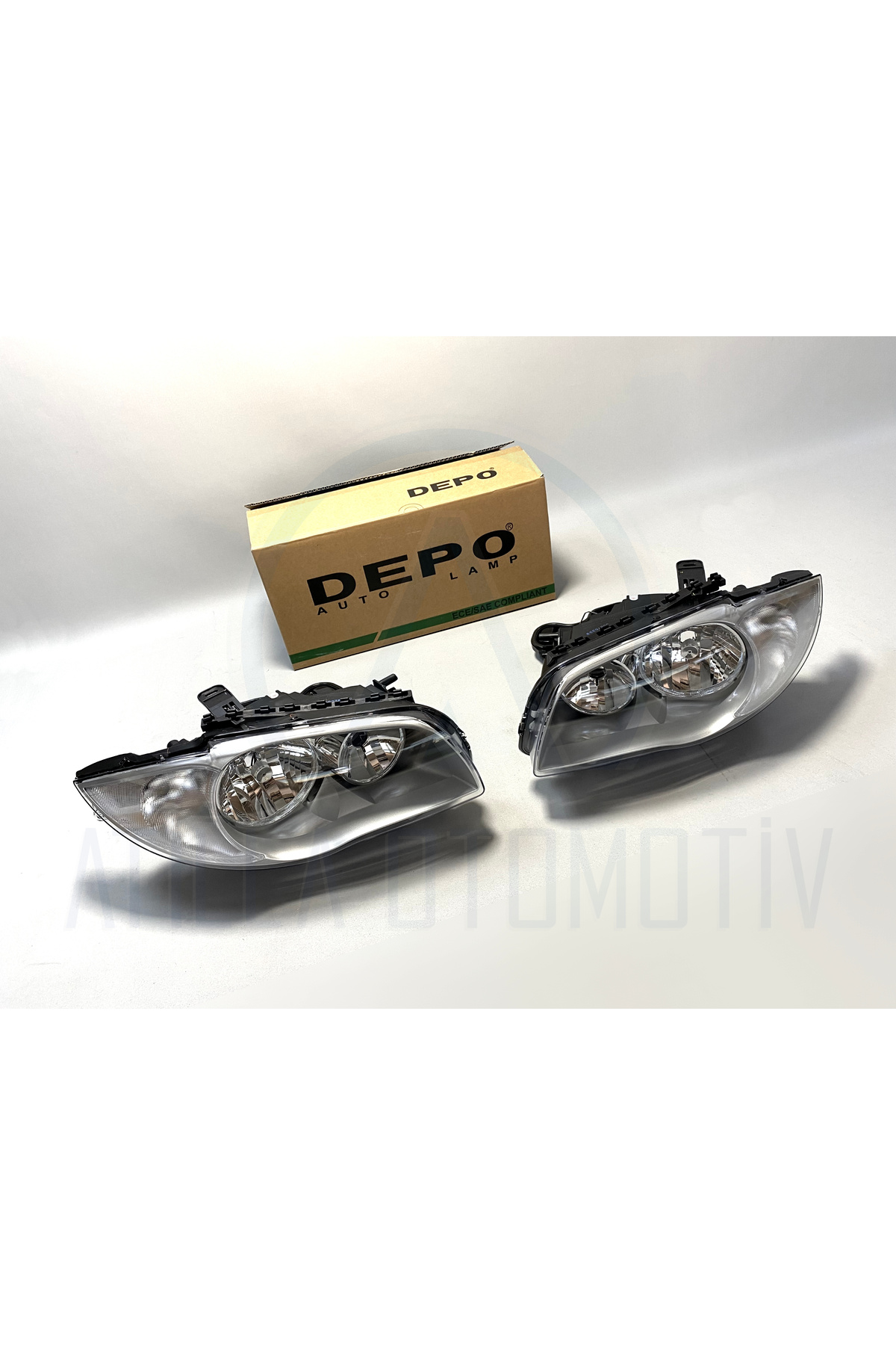 ※専用※  E87 116i DEPO AUTO LAMPS 2 x BMW 1 SERİSİ E87 E81 E88 03-13 HALOJEN ÖN FAR